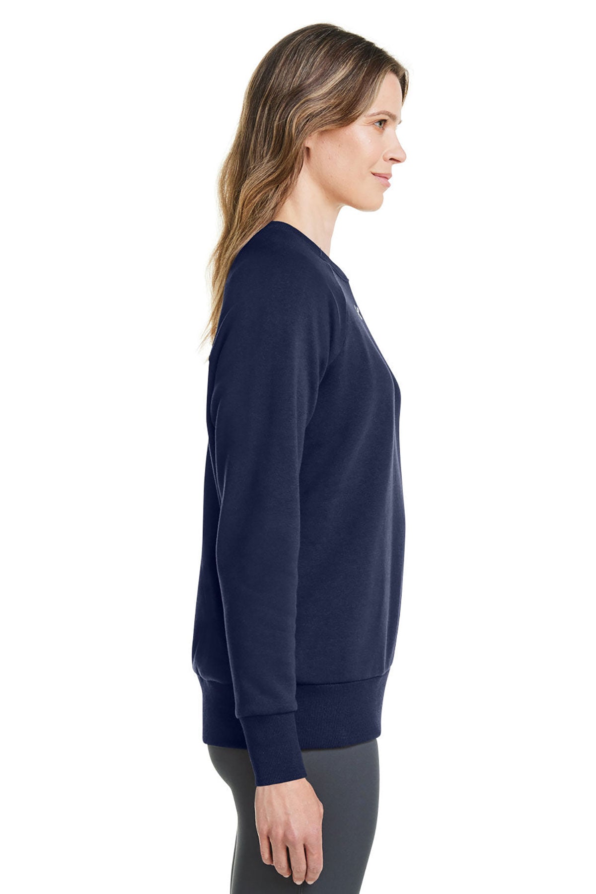 Under Armour Ladies Rival Fleece Custom Sweatshirts, Medium Navy