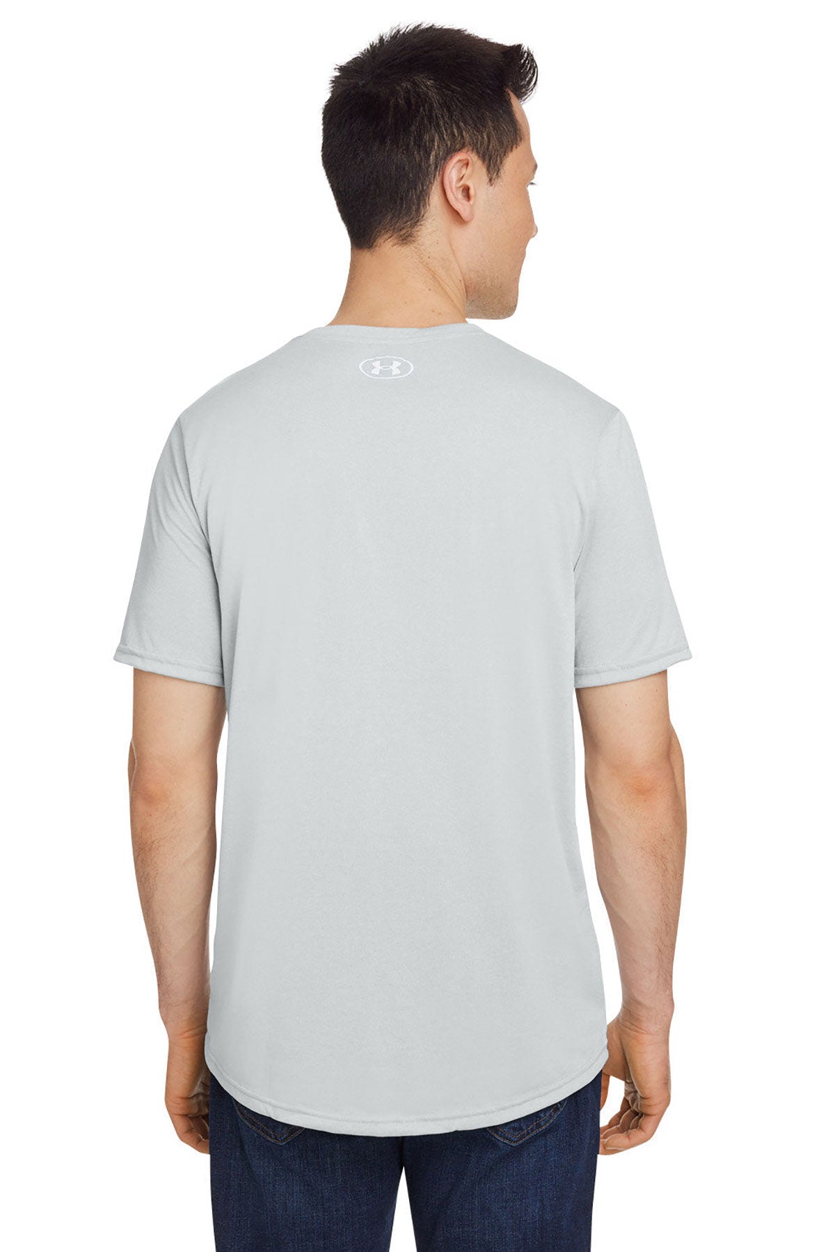 Under Armour Men's Tech Customized T-Shirts, Medium Grey