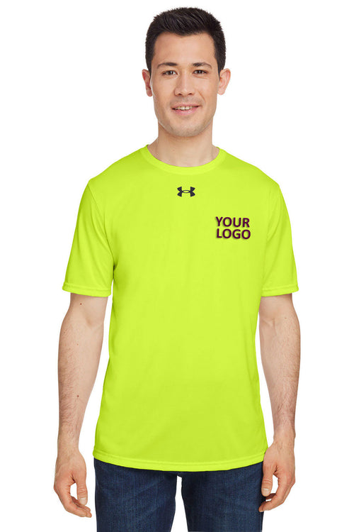 Under Armour Ladies Tech Customized T-Shirts, High Yellow