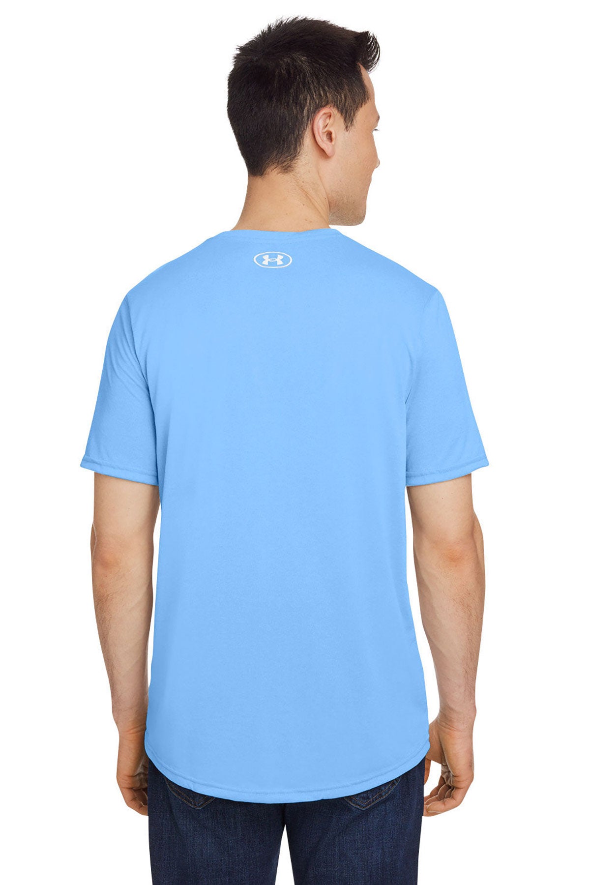 Under Armour Men's Tech Customized T-Shirts, Carol Blue