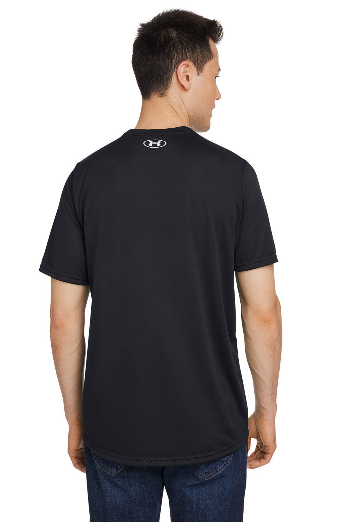 Under Armour Men's Tech Branded T-Shirts, Black
