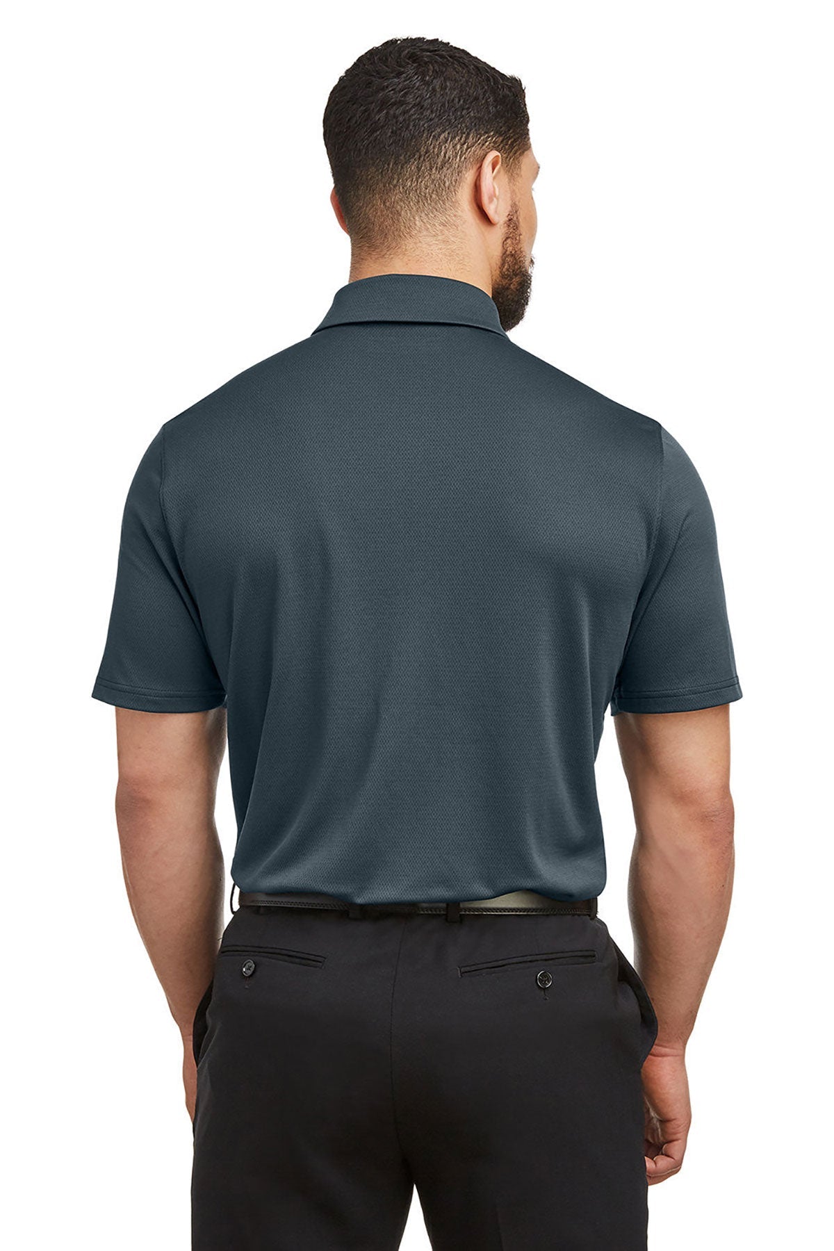 Under Armour Men's Tech Branded Polos, Stealth Grey