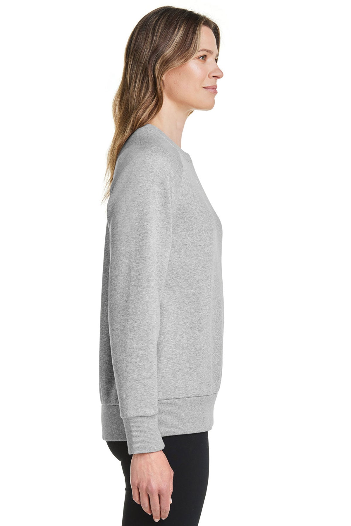 Under Armour Ladies Rival Fleece Custom Sweatshirts, Grey Light