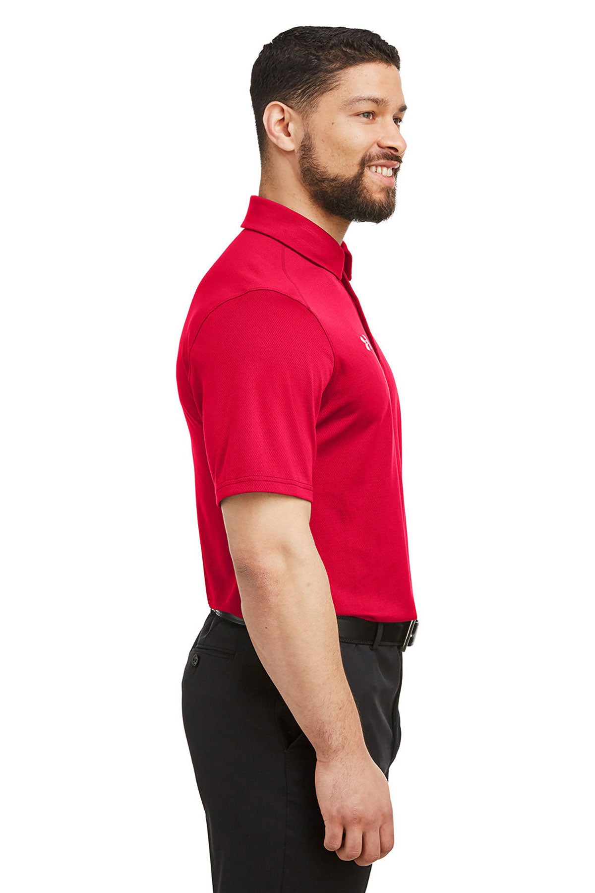Under Armour Men's Tech Customized Polos, Red