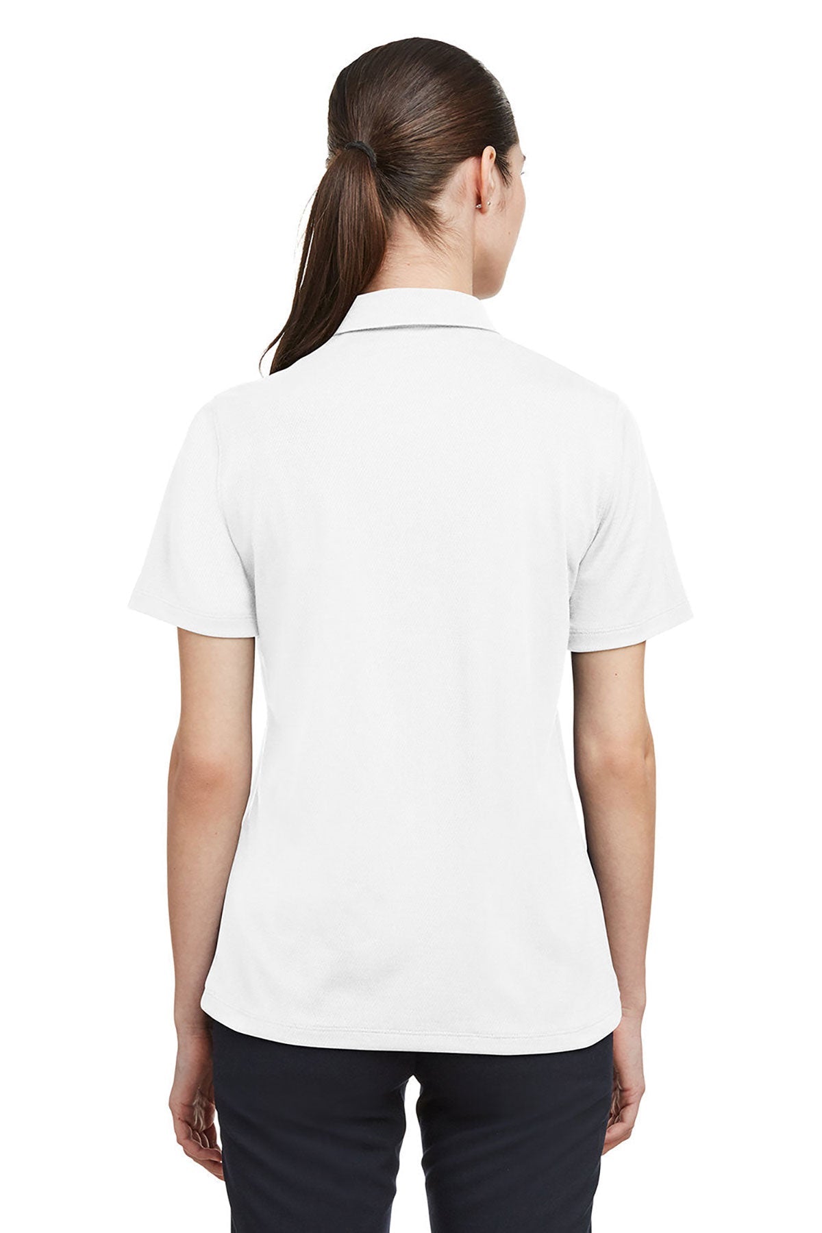 Under Armour Ladies Tech Custom Polos, White [Matos Builders]