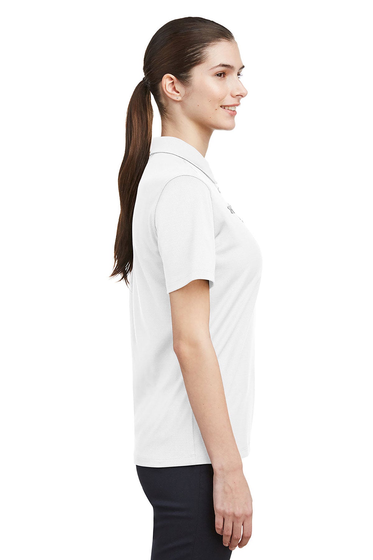 Under Armour Ladies Tech Custom Polos, White
