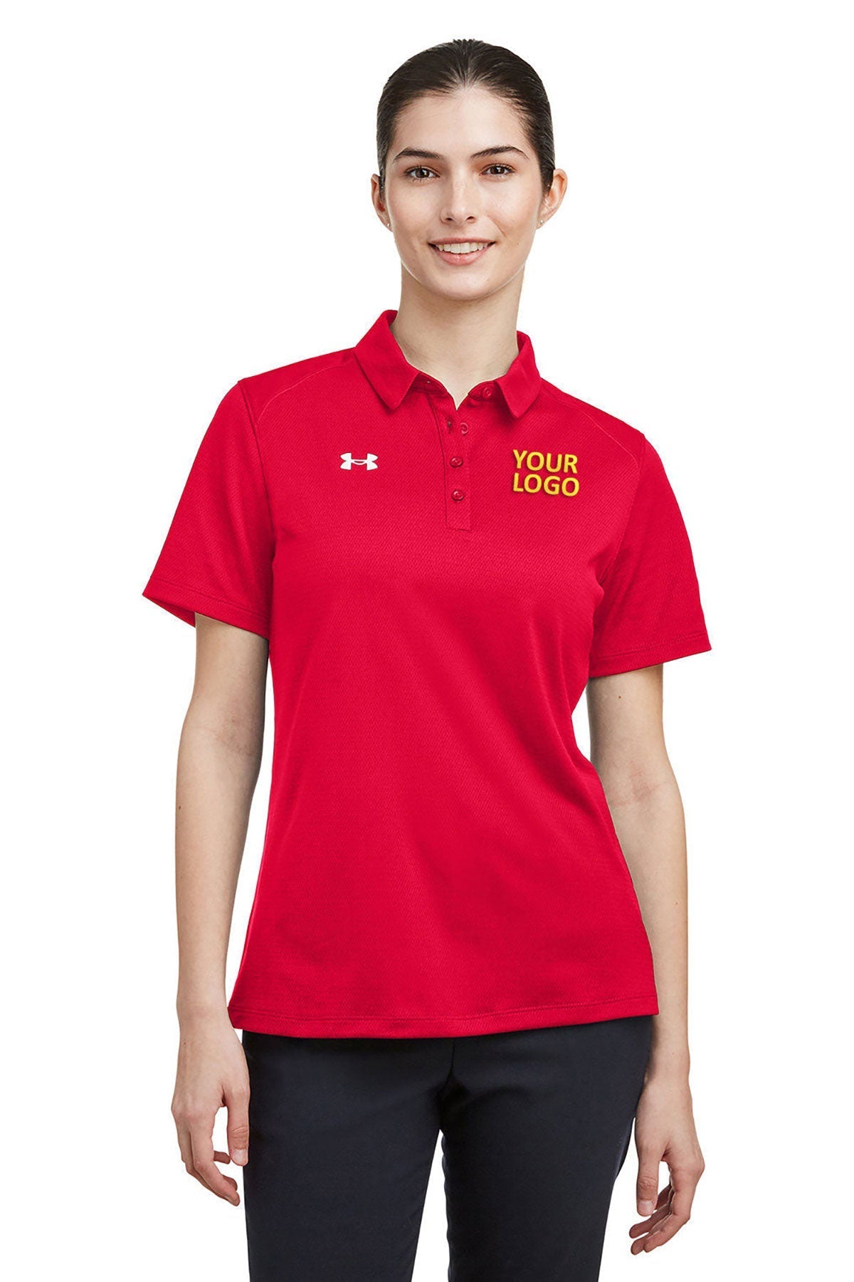 Under Armour Ladies Tech Custom Polos, Red [Orpical Technology Solutions]