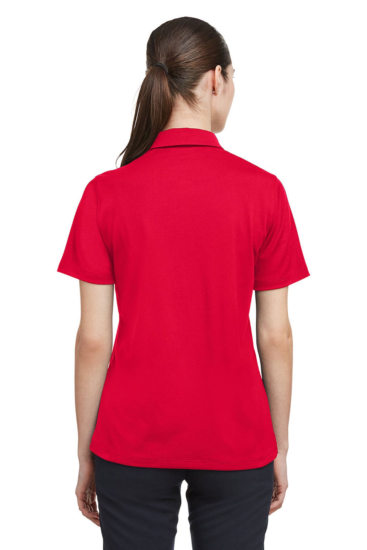 Under Armour Ladies Tech Custom Polos, Red