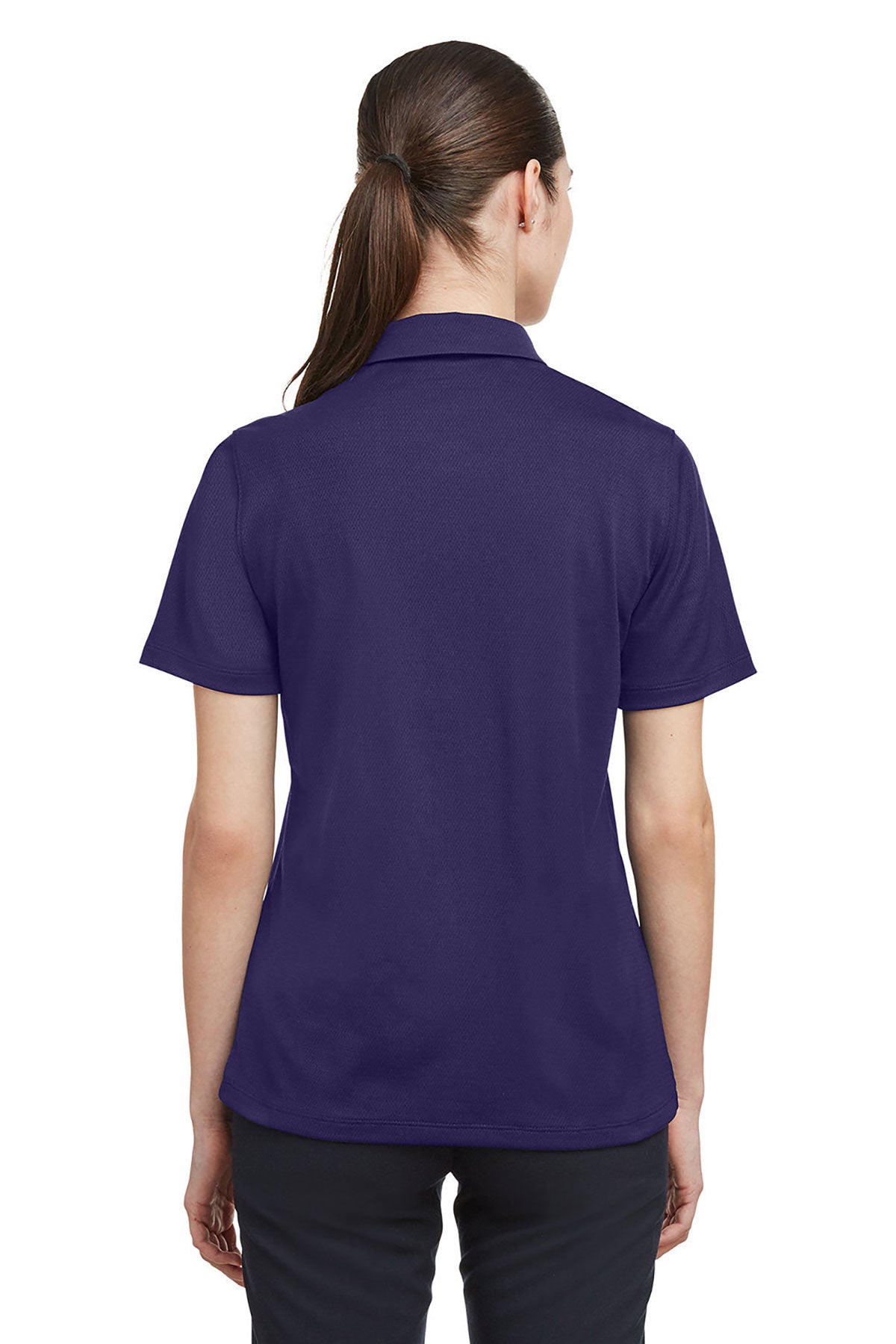 Under Armour Ladies Tech Customized Polos, Purple