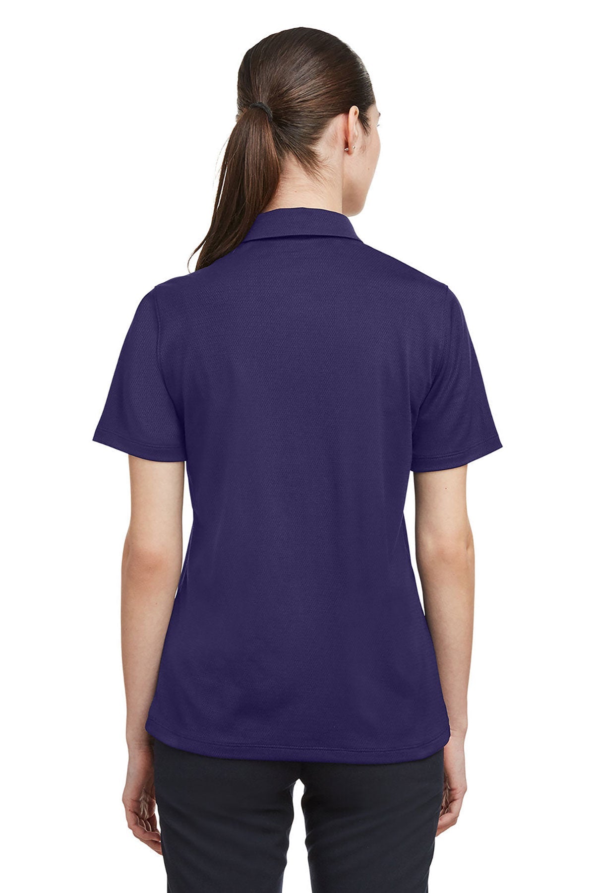 Under Armour Ladies Tech Customized Polos, Purple