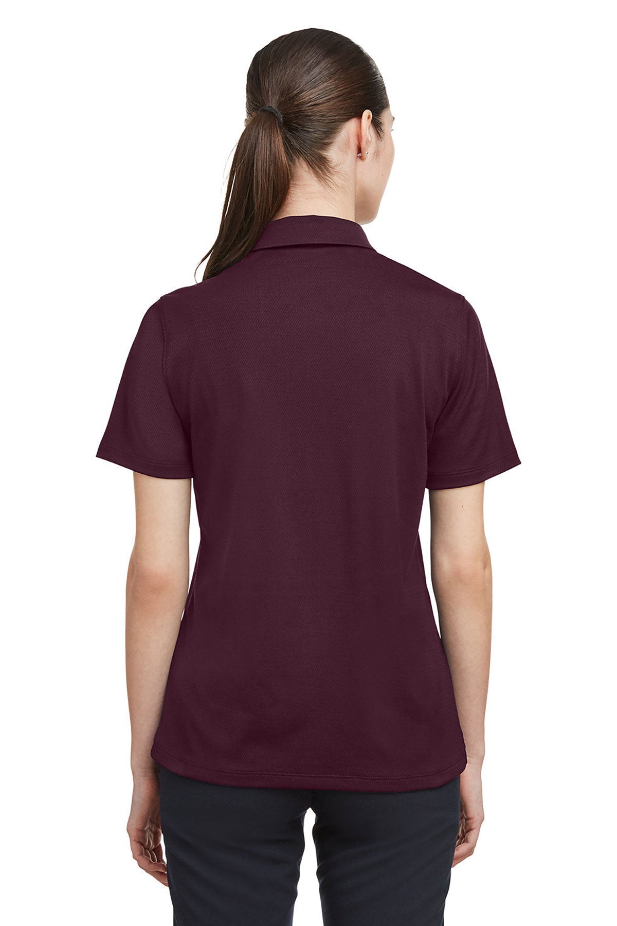 Under Armour Ladies Tech Customized Polos, Maroon