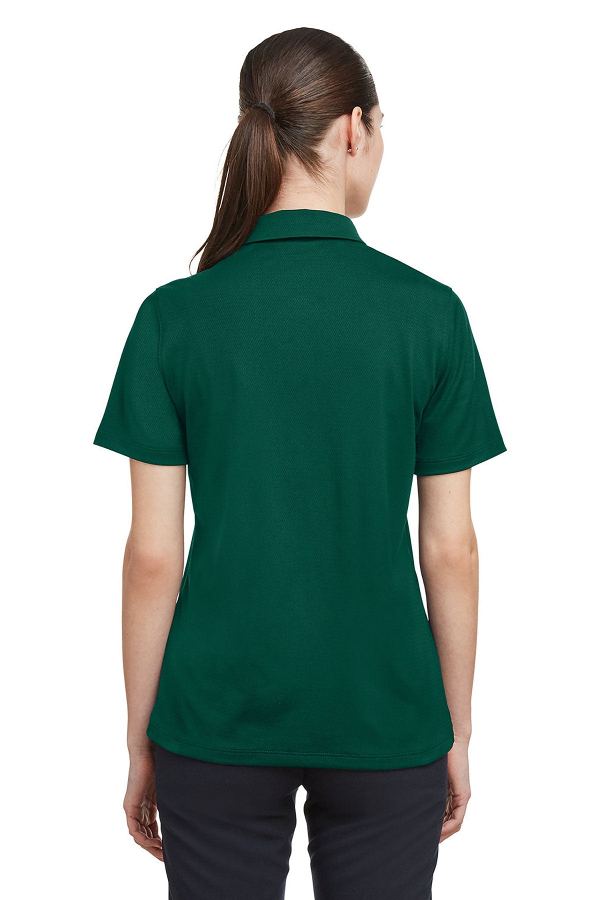 Under Armour Ladies Tech Customized Polos, Forest Green