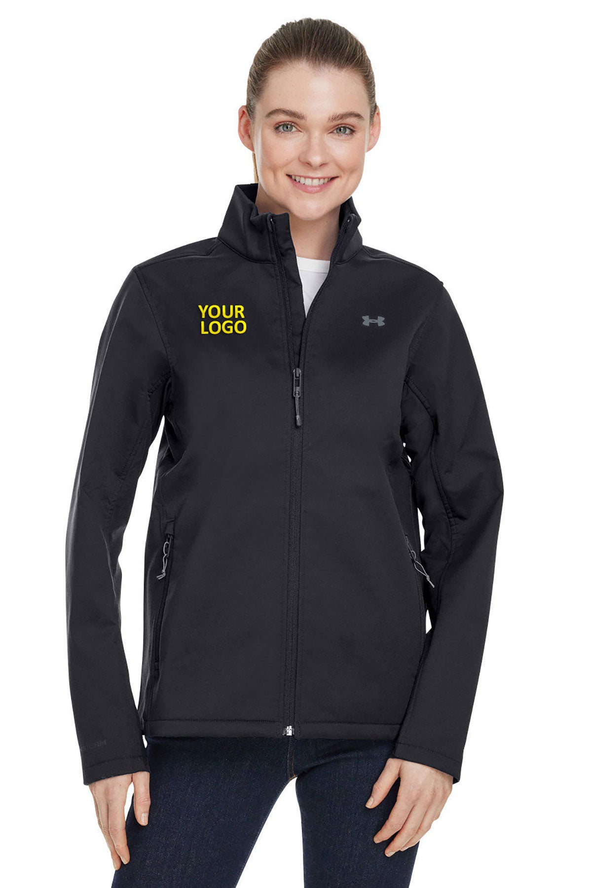 Under Armour Ladies ColdGear Customized Jackets, Black