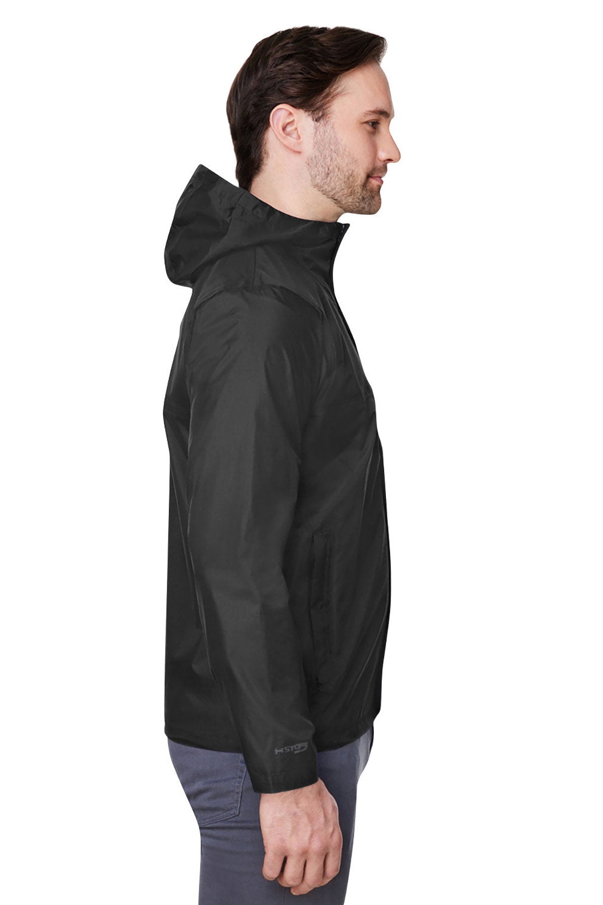 Under Armour Mens Stormproof Cloudstrike 2.0 Custom Jackets, Black/ Grey [NARENCO]