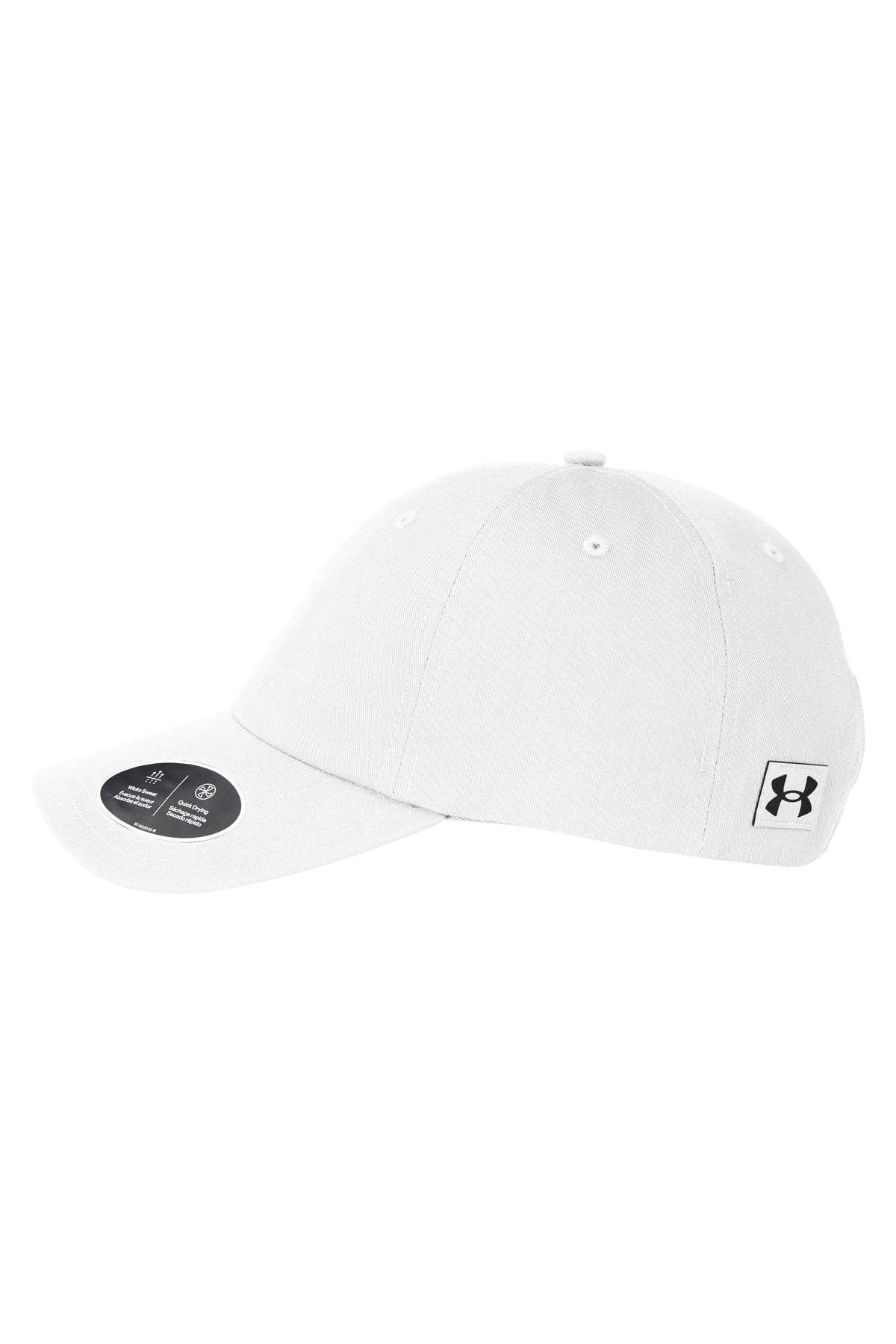 Under Armour Chino Customized Hats, White