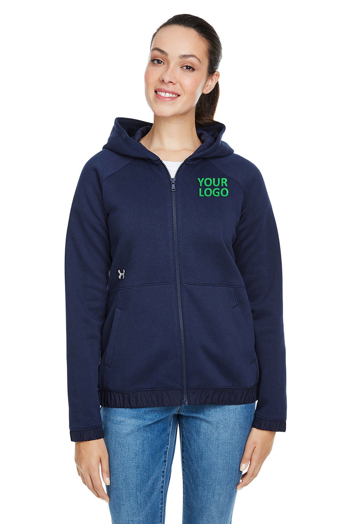 custom work sweatshirts Under Armour Navy 1351229