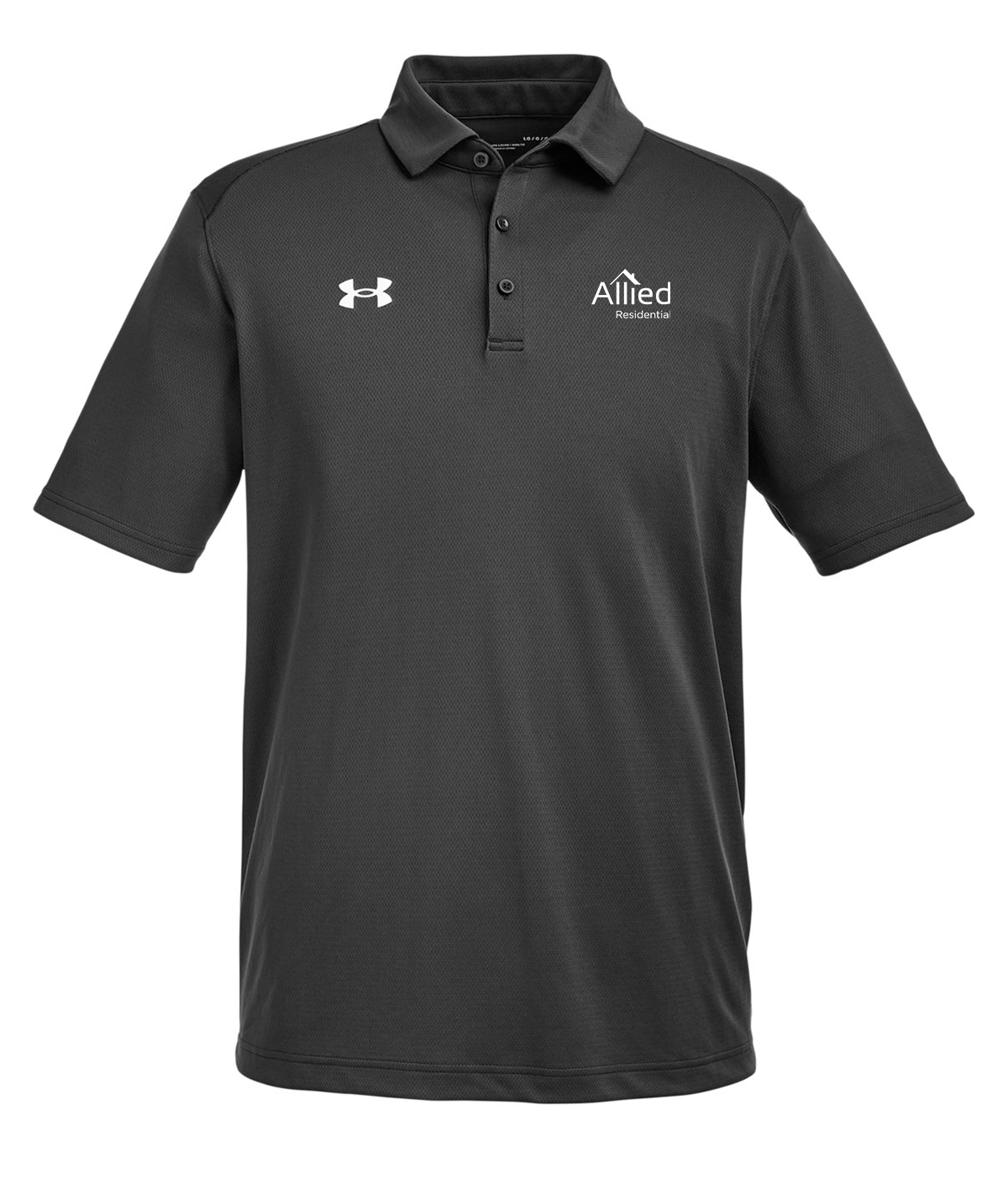 Under Armour Men's Tech Polo, Black [Allied Residential]