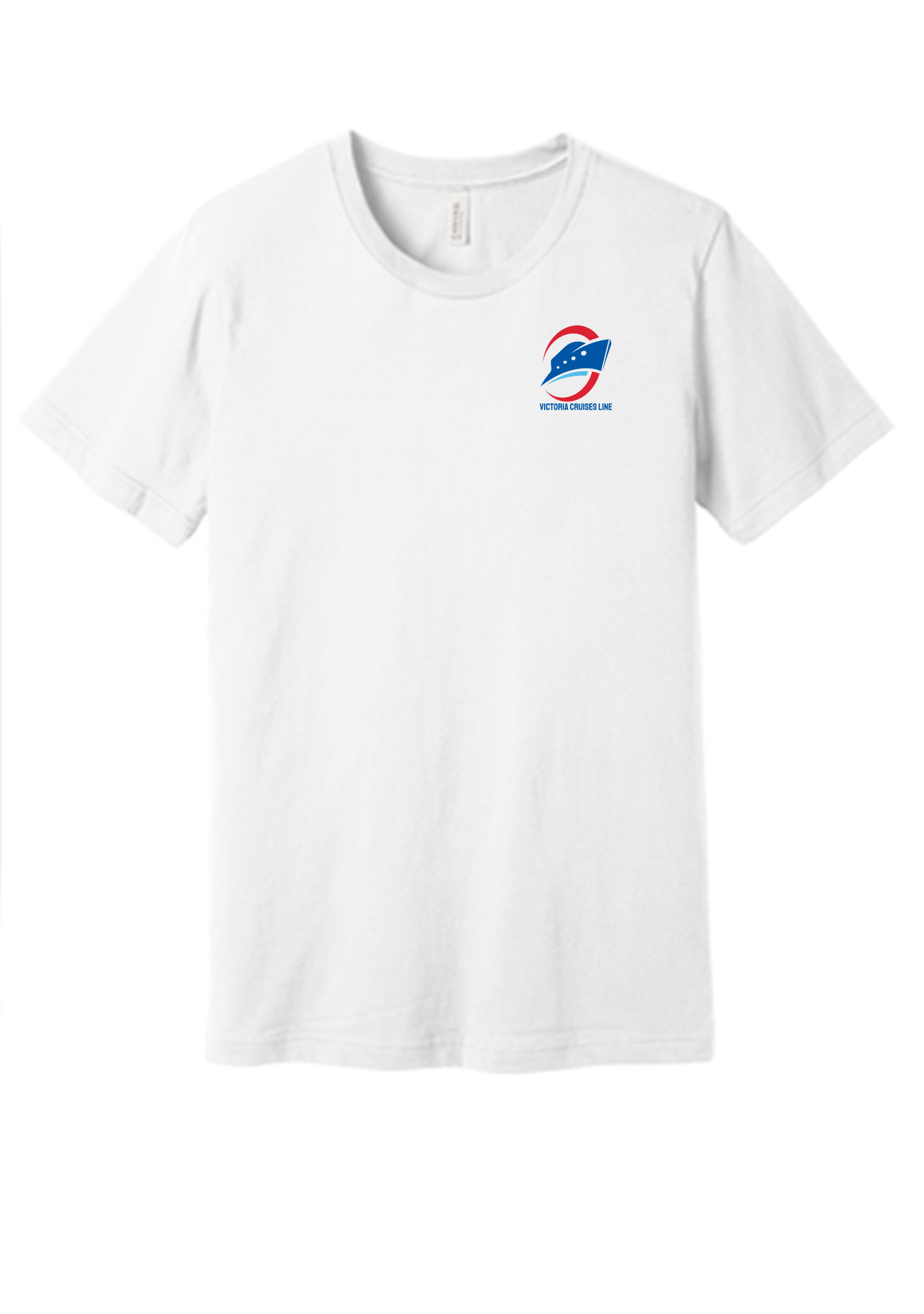 Unisex Jersey Short Sleeve T-Shirt, White [Left Chest / VCL Full Color]