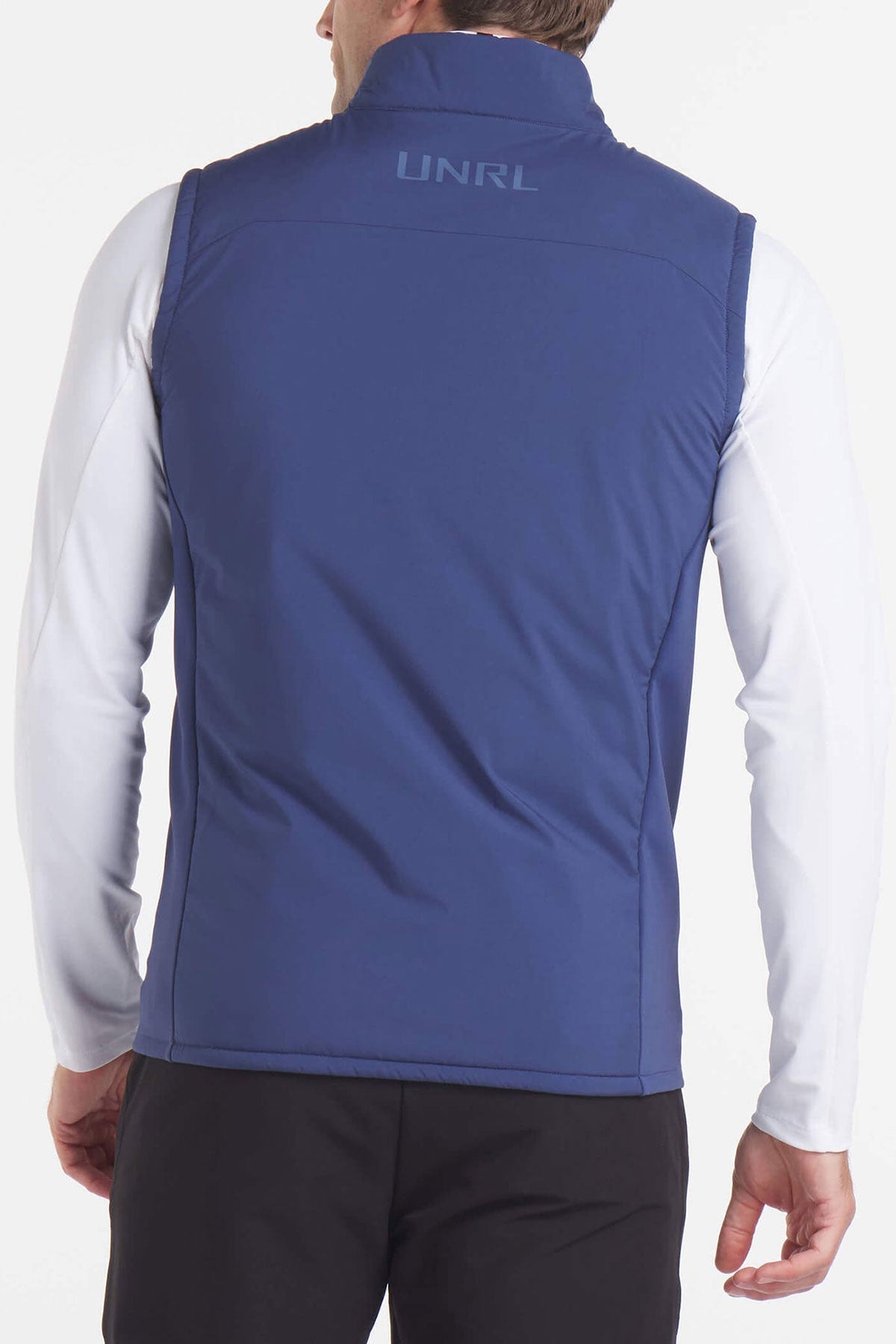 UNRL Vancouver Quilted Custom Vests, Harbor Blue