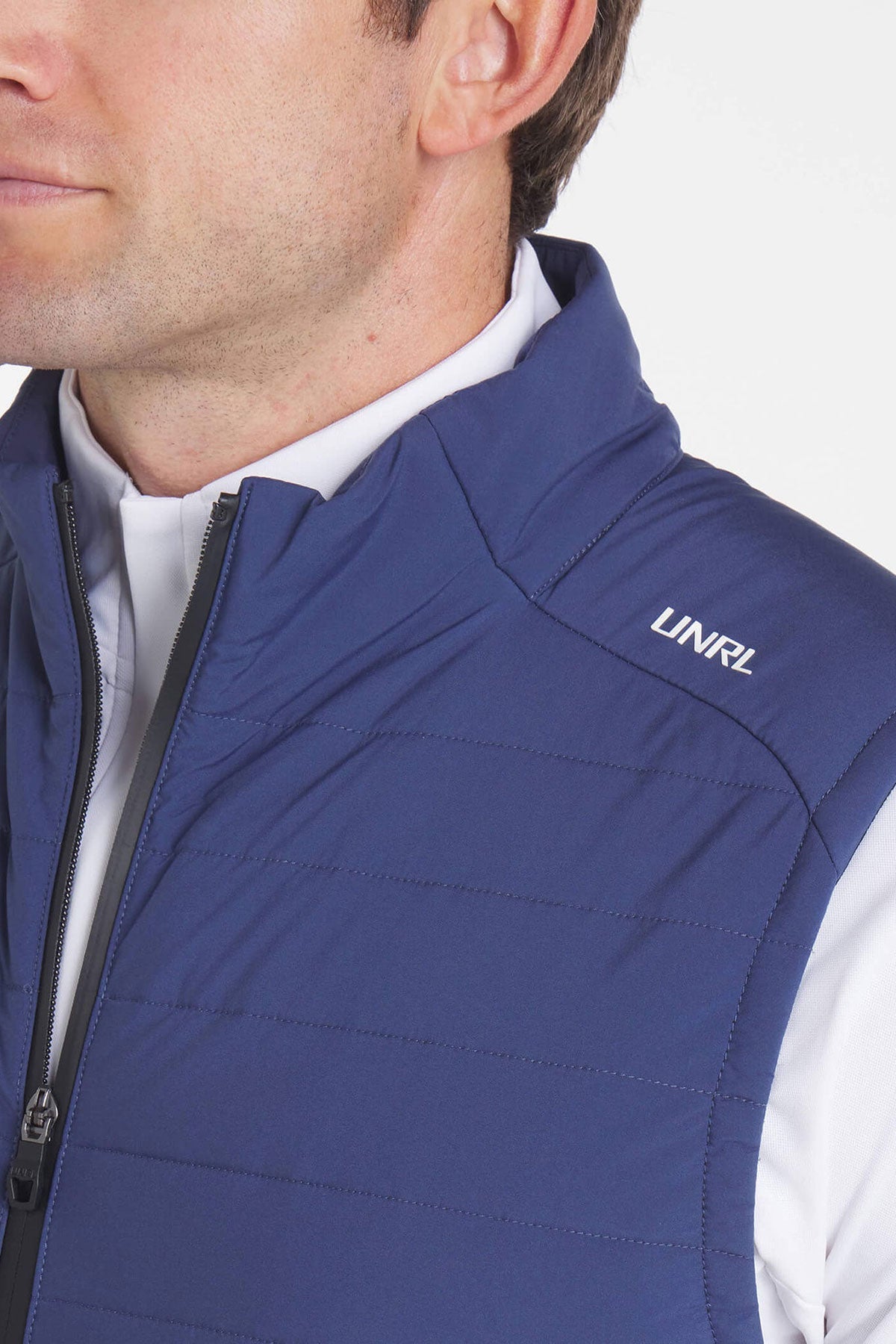 UNRL Vancouver Quilted Custom Vests, Harbor Blue