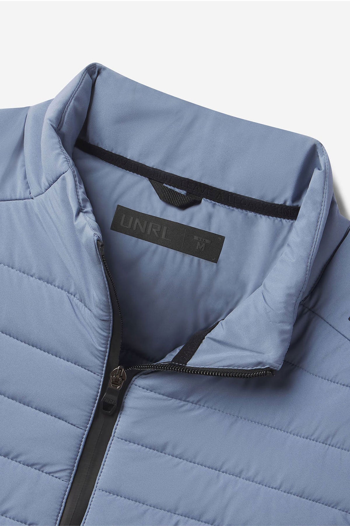 UNRL Vancouver Quilted Custom Vests, Storm Blue