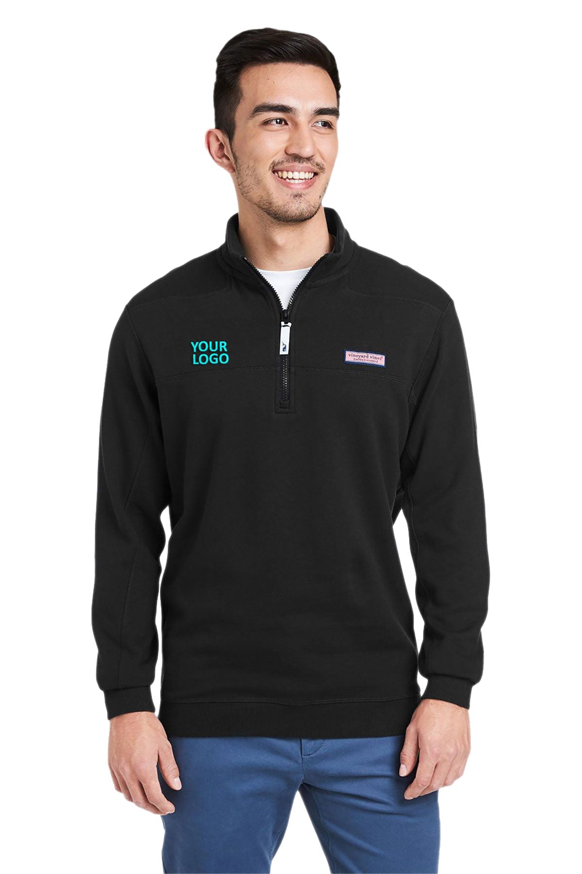 Vineyard Vines Custom Mens Collegiate Shep Shirts, Jet Black