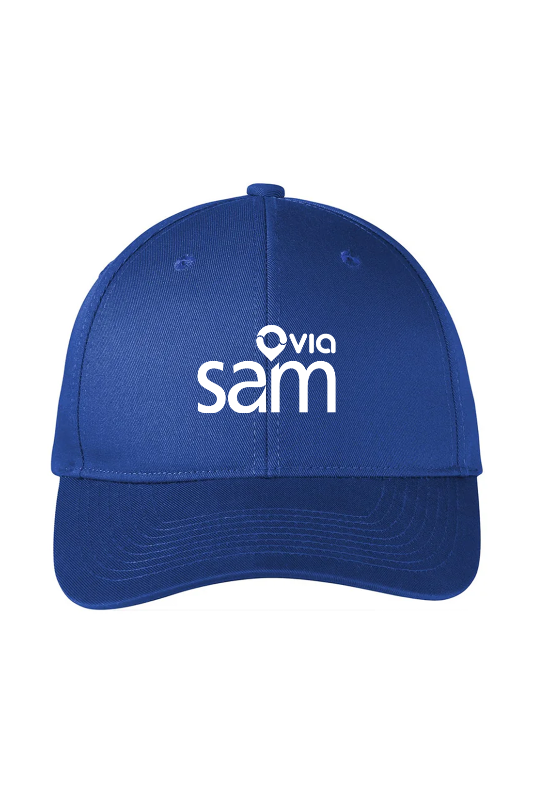 Port Authority Snapback Fine Twill Cap, Royal [Via Transportation / Sioux Area Metro]