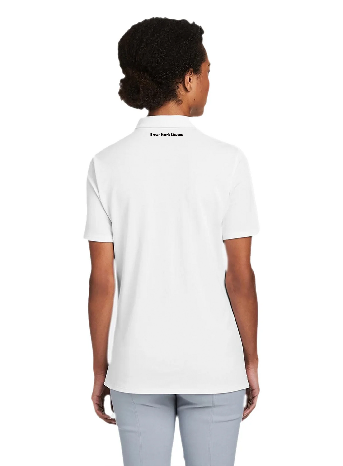 Vineyard Vines Ladies Piqué Short-Sleeve Polo, White Cap [Brown Harris Stevens]