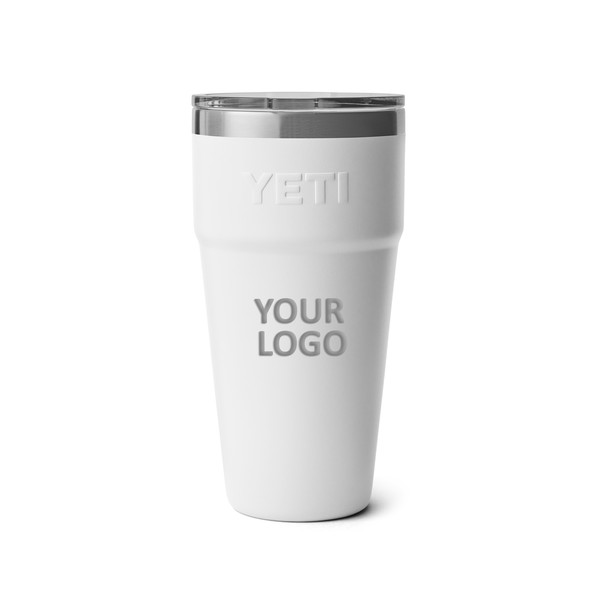 Yeti Rambler 30 Oz Custom Stackable Cups With Magslider Lid, White