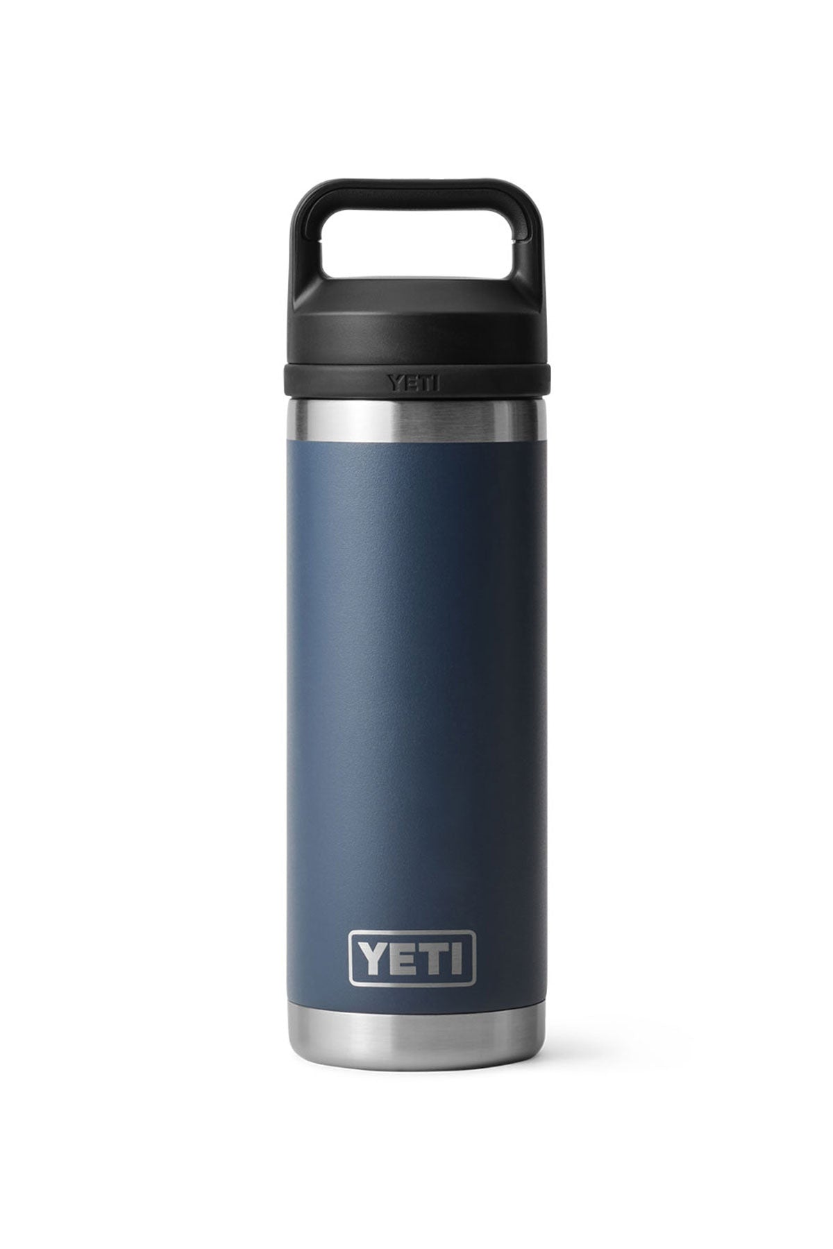 YETI Custom 18 Oz Rambler Bottles with Chug Cap, Navy