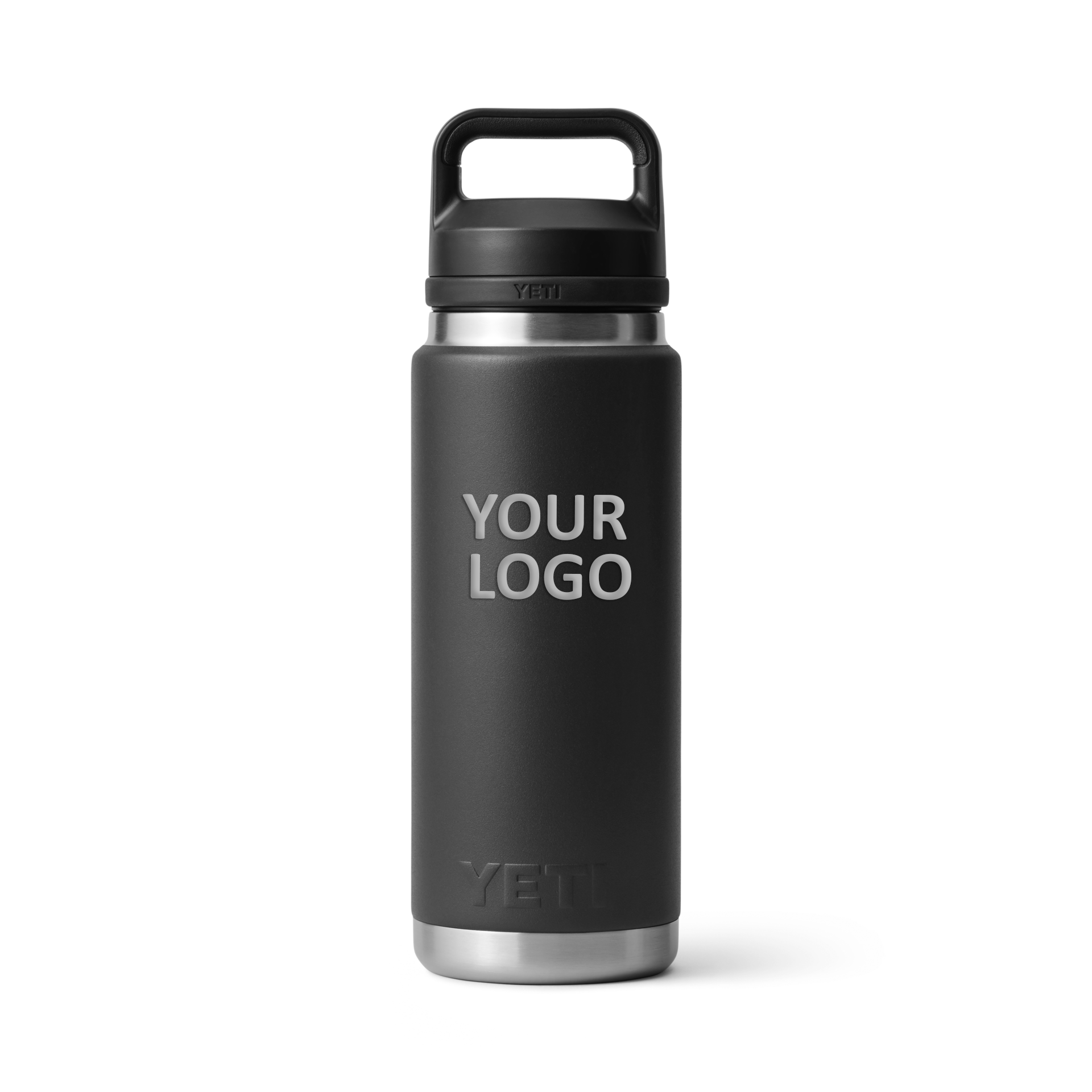 YETI Custom 26 Oz Rambler Bottles with Chug Cap, Black [Harris & Associates]