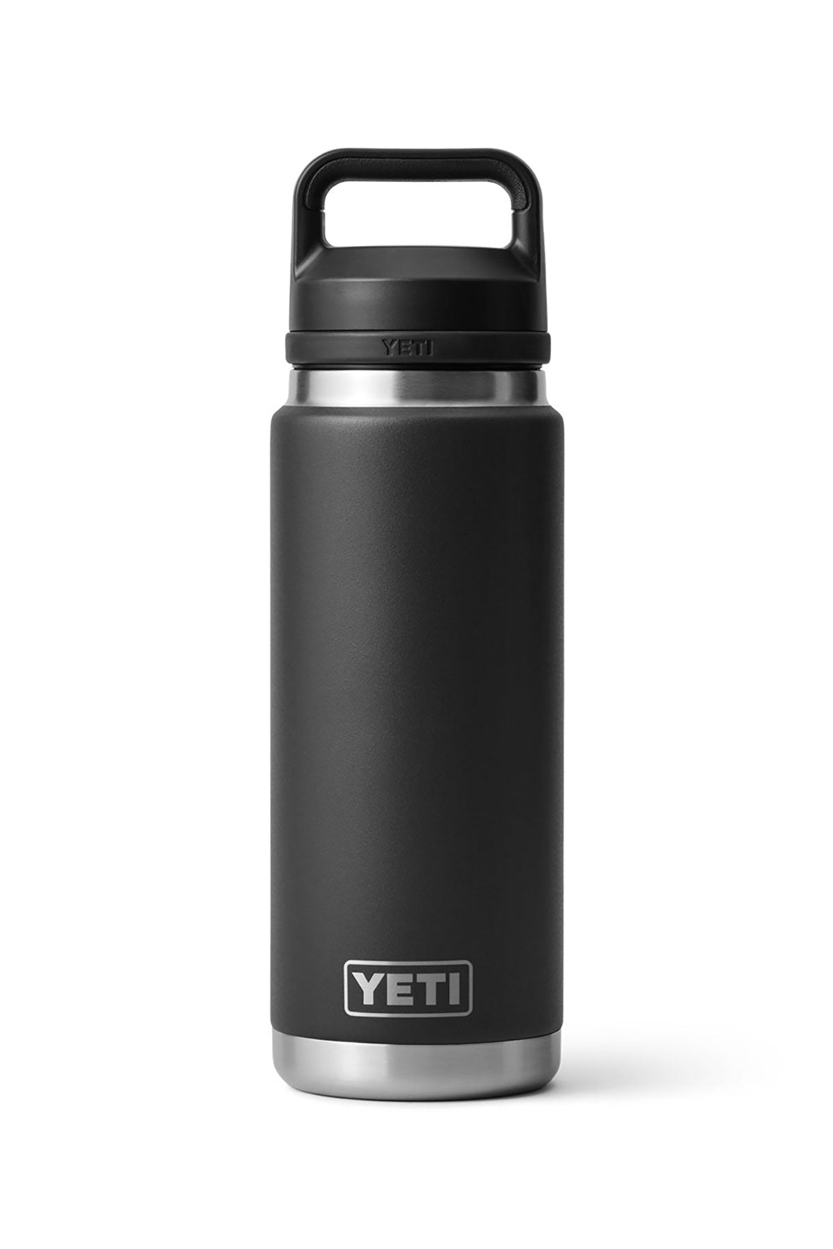 YETI Custom 26 Oz Rambler Bottles with Chug Cap, Black