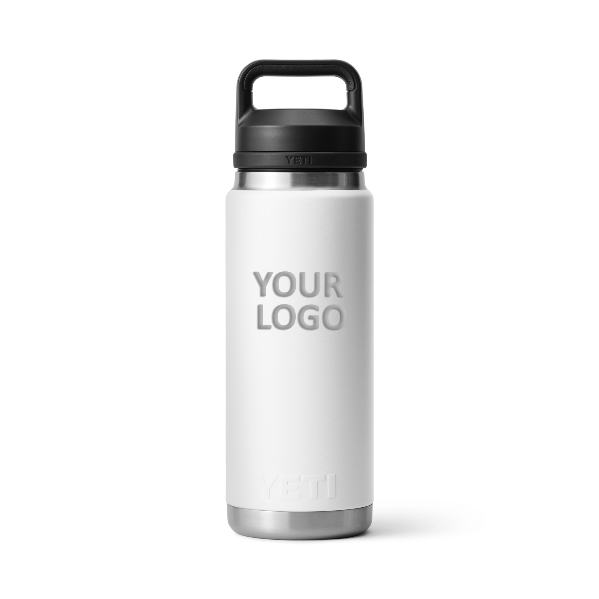 YETI Custom 26 Oz Bottles with Chug Cap, White