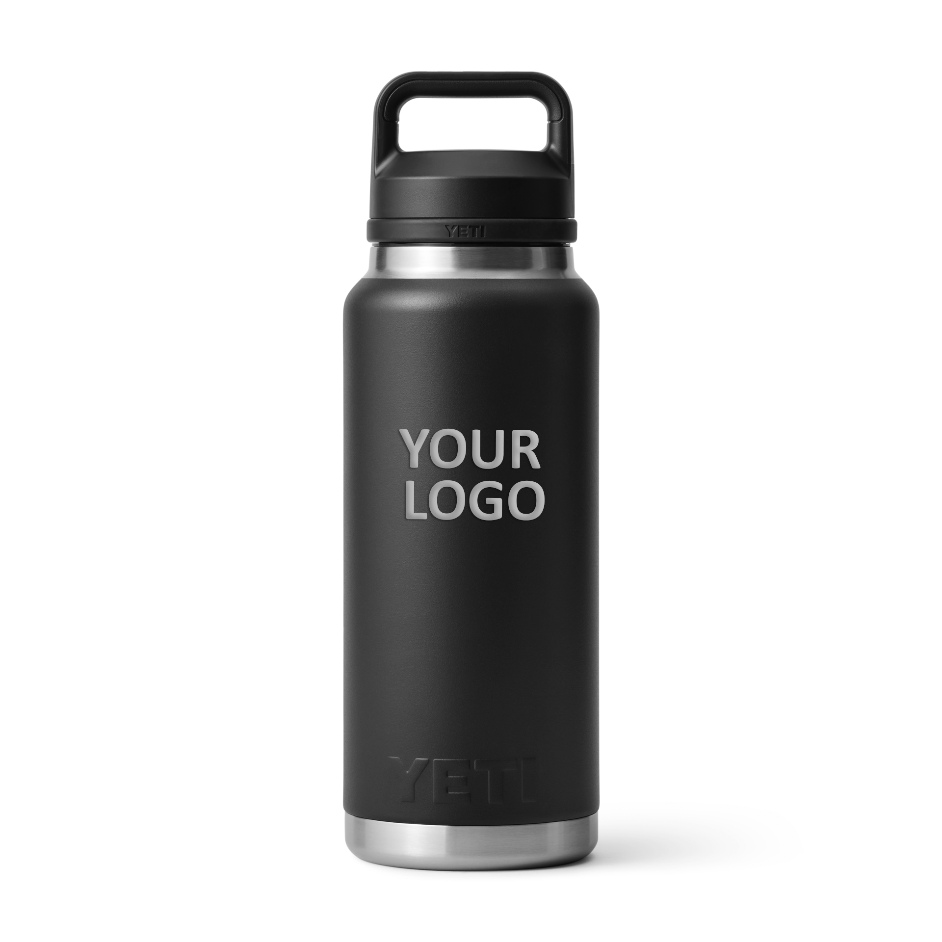YETI Custom 36 Oz Rambler Bottles with Chug Cap, Black [Troop 243]