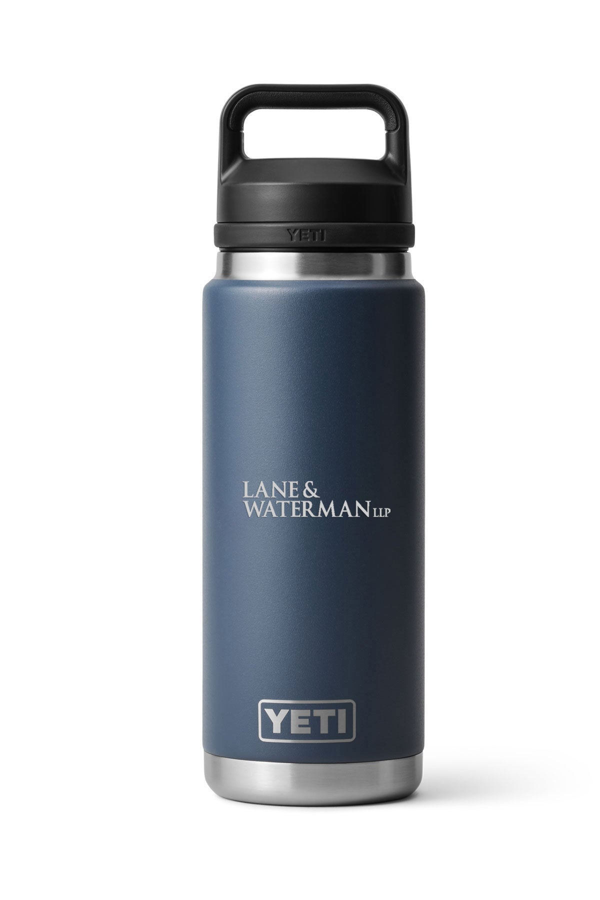 YETI Custom 26 Oz Rambler Bottles with Chug Cap, Navy [Lane & Waterman]