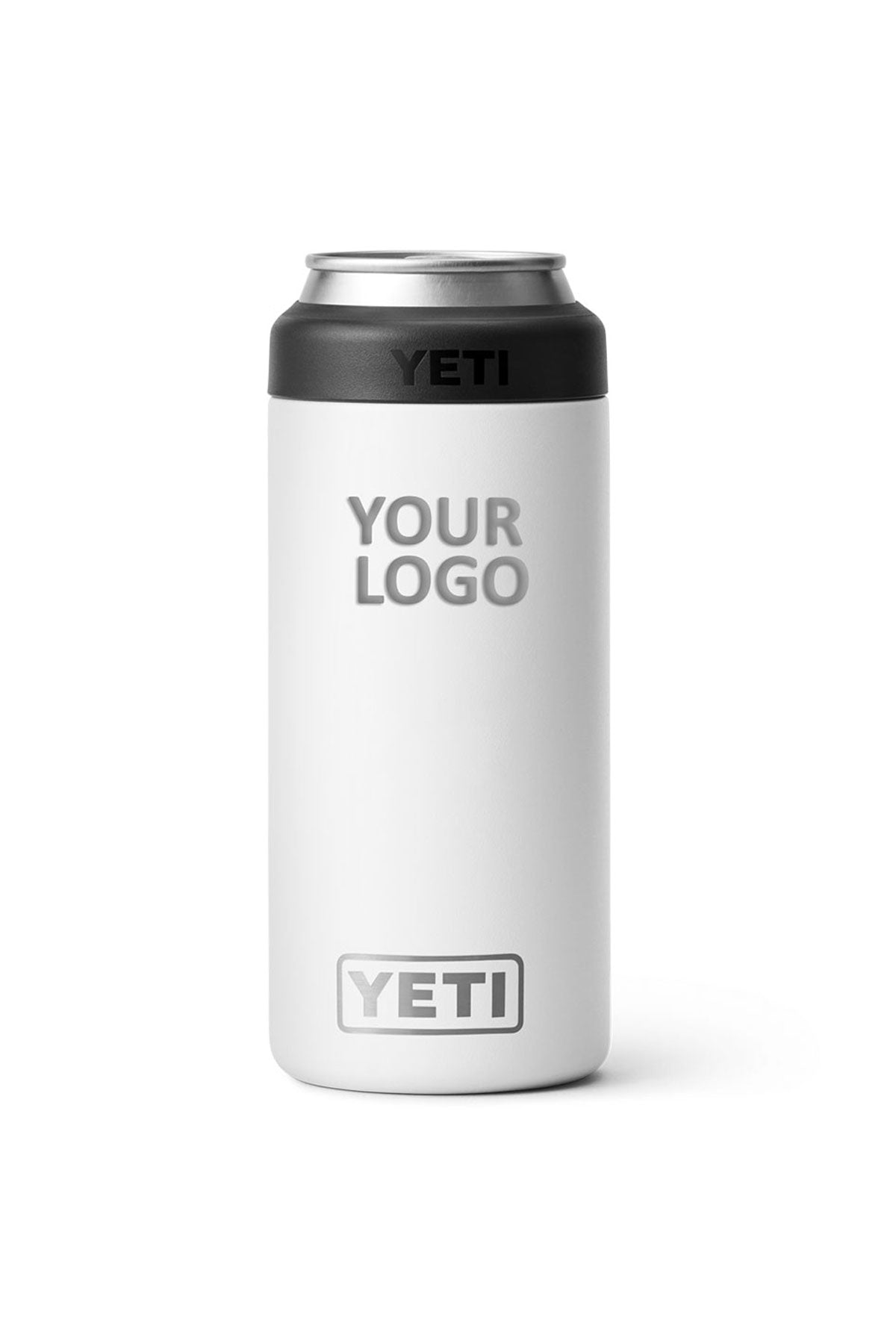 YETI Colster 12 oz Custom Slim Can Coolers, White