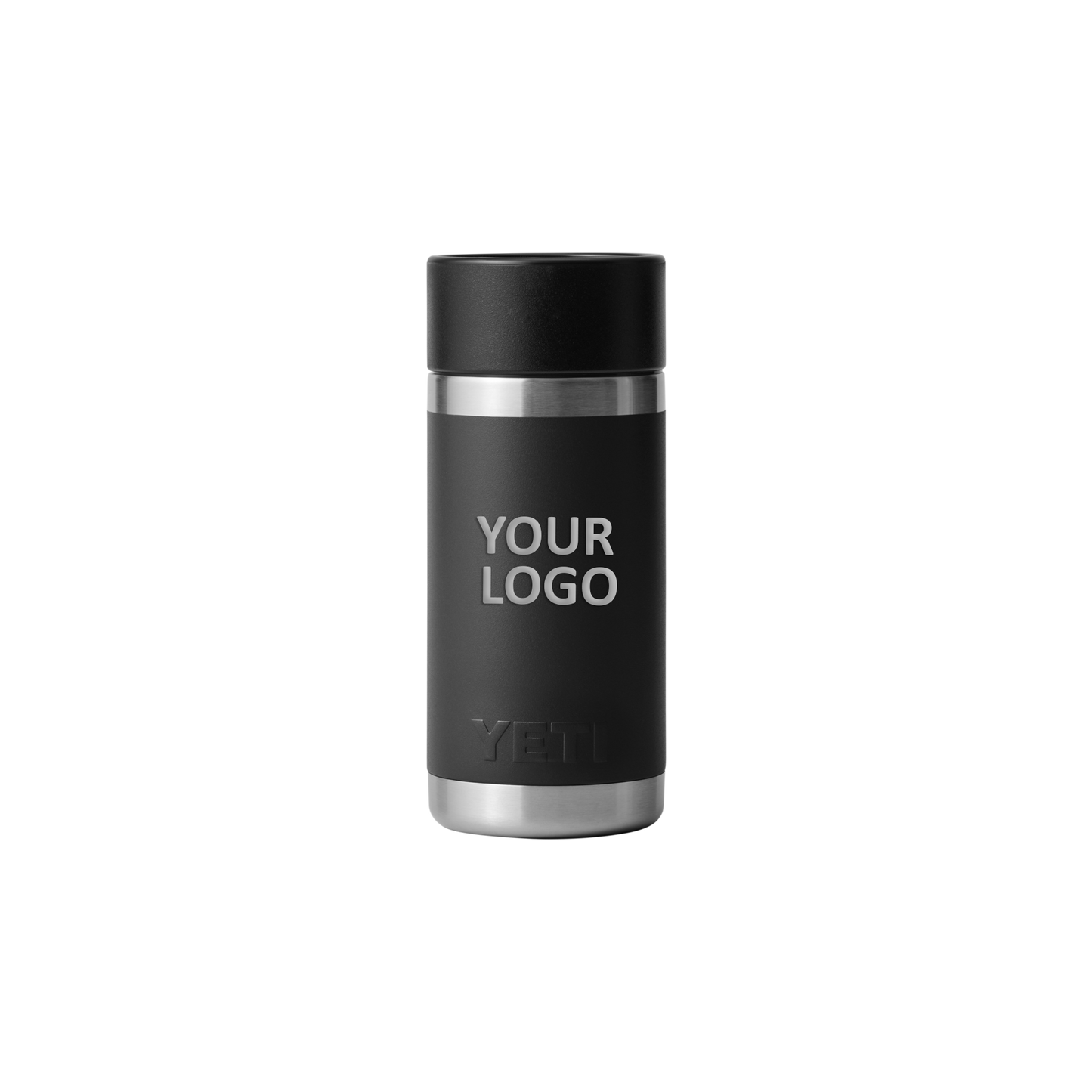 Yeti Rambler 12 Oz Bottle With Hotshot Cap Black