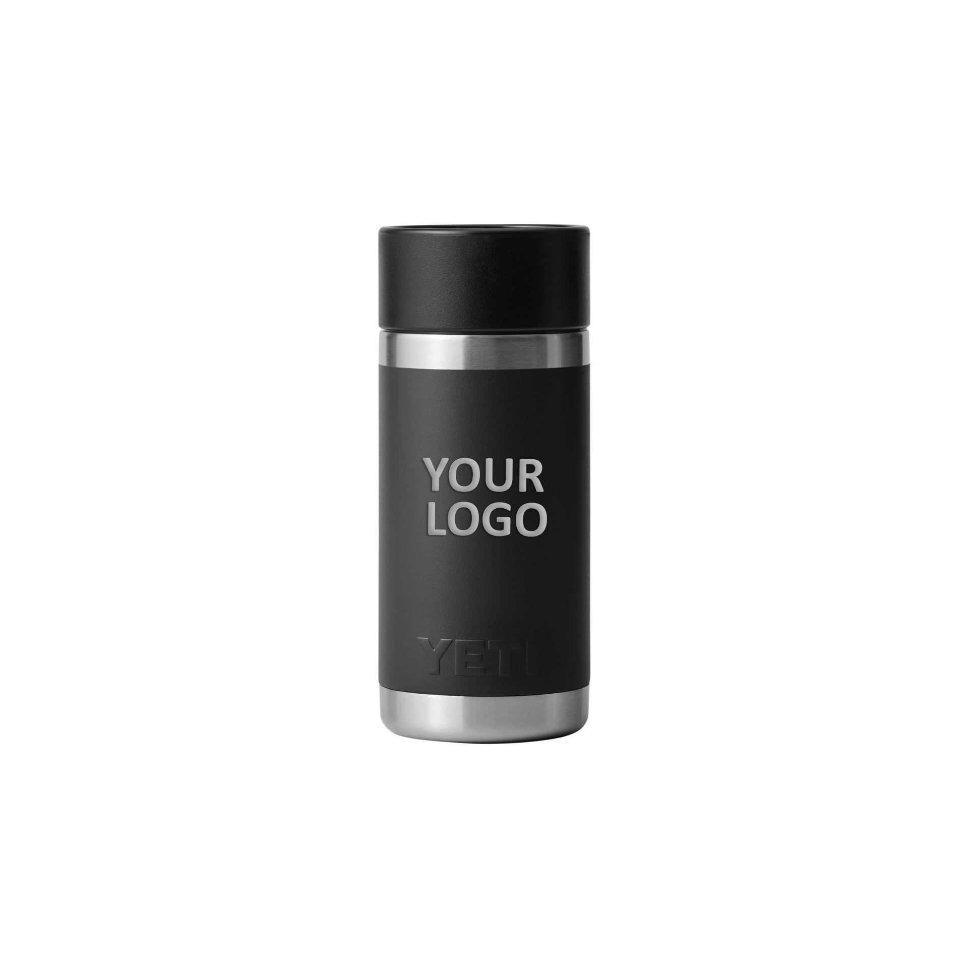 Yeti Rambler 12 Oz Bottle With Hotshot Cap Black