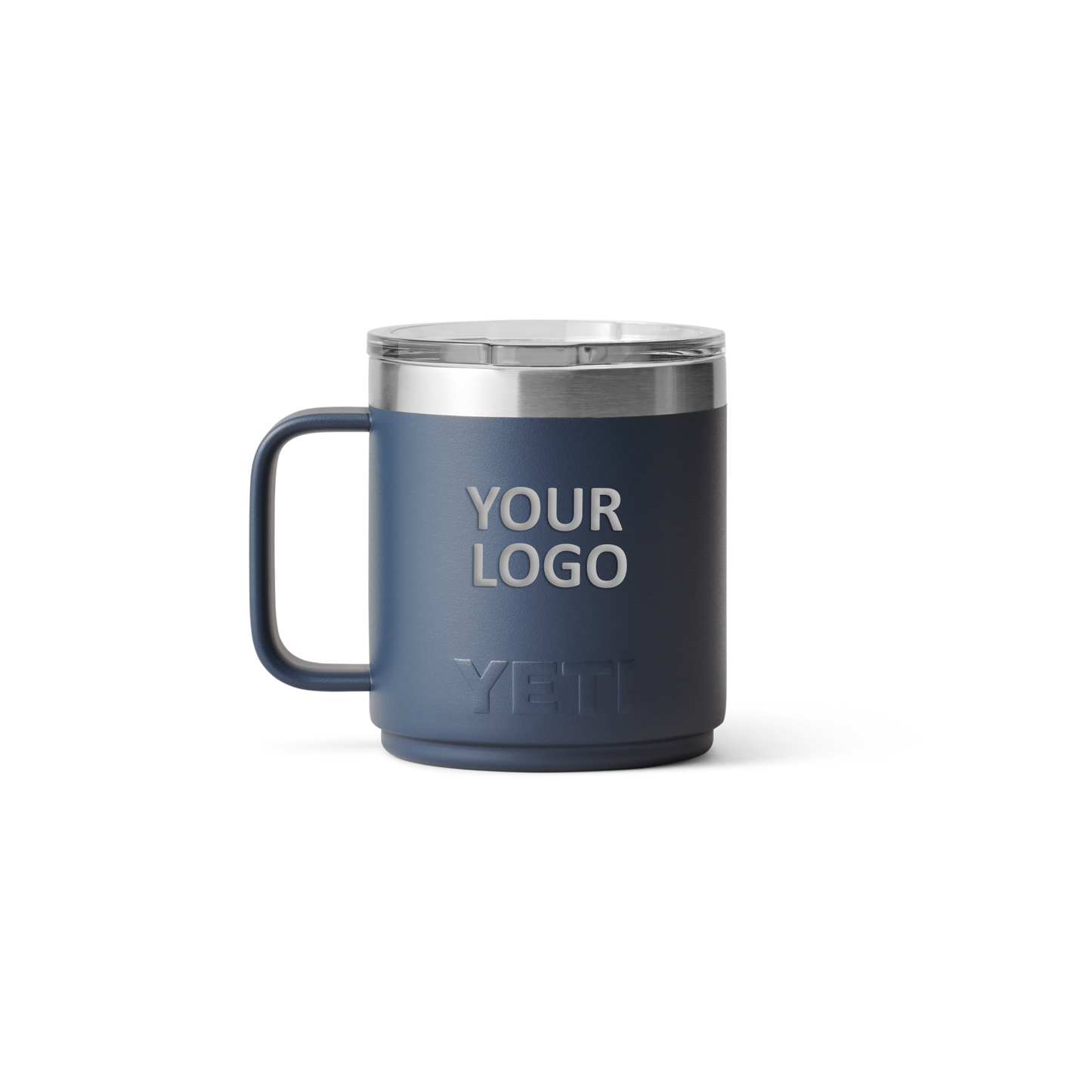 YETI Custom 10 oz Stackable Mugs with Magslider Lid, Navy [Ascend Vision Partners]