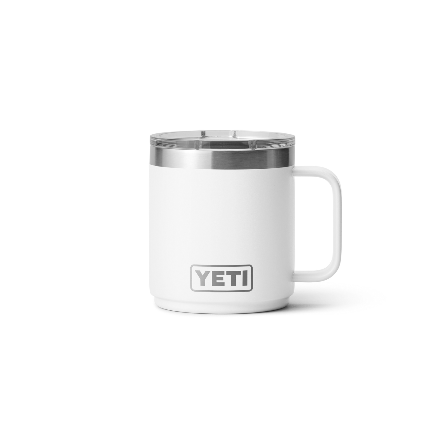 YETI Custom 10 oz Stackable Mugs with Magslider Lid, White [Macro Ops]