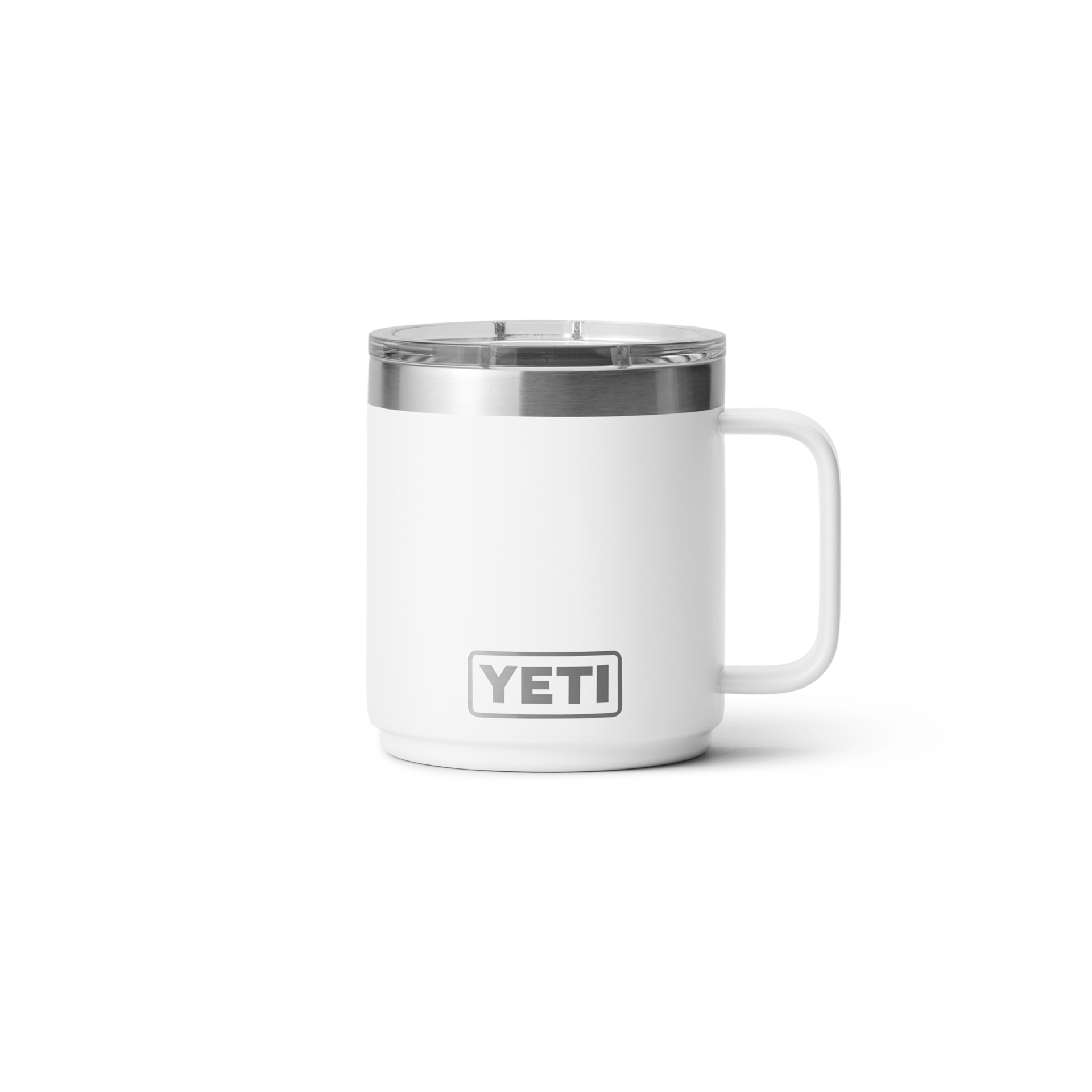 YETI Custom 10 oz Stackable Mugs with Magslider Lid, White [Macro Ops]