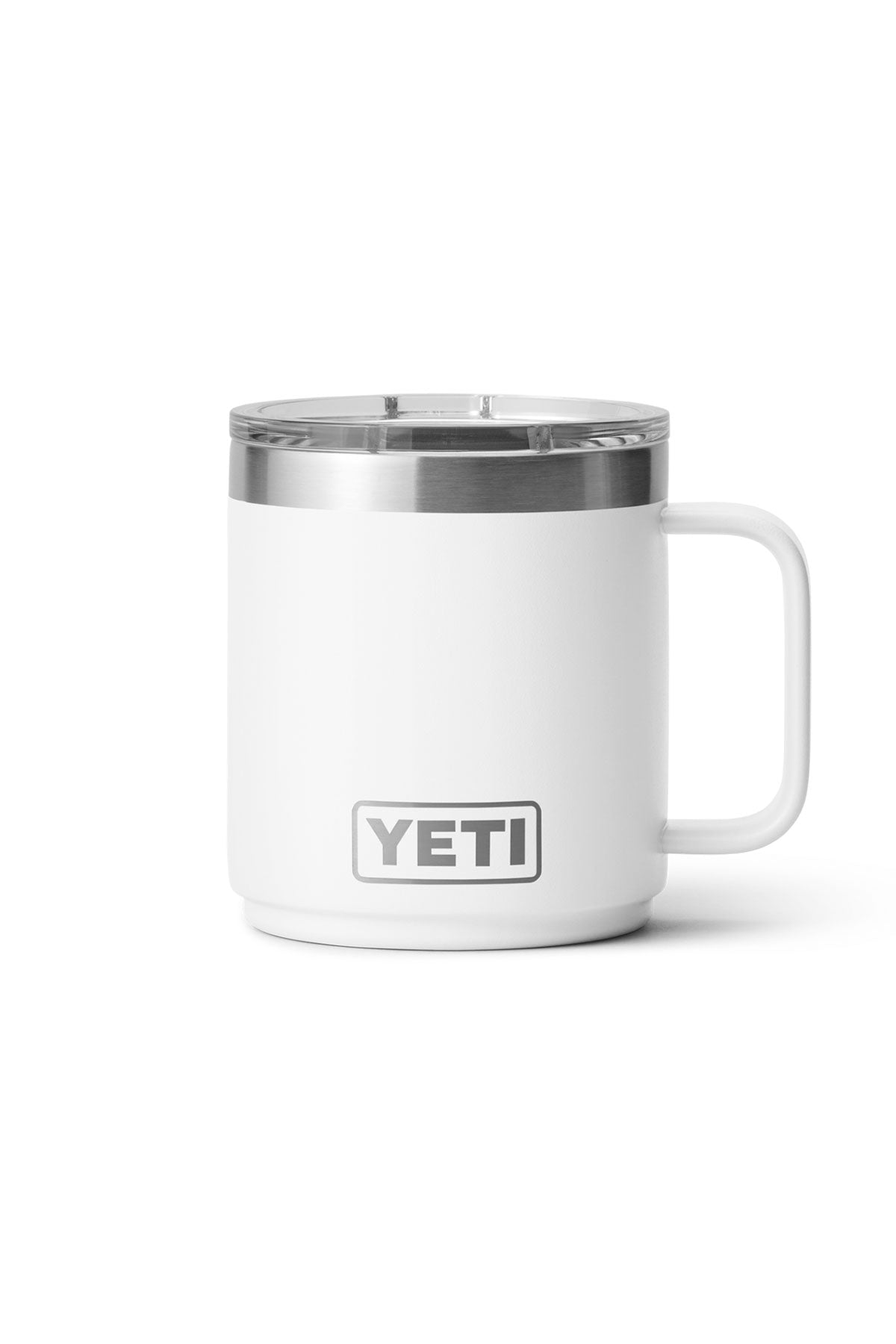 YETI Custom 10 oz Stackable Mugs with Magslider Lid, White [Mechanical Solutions]