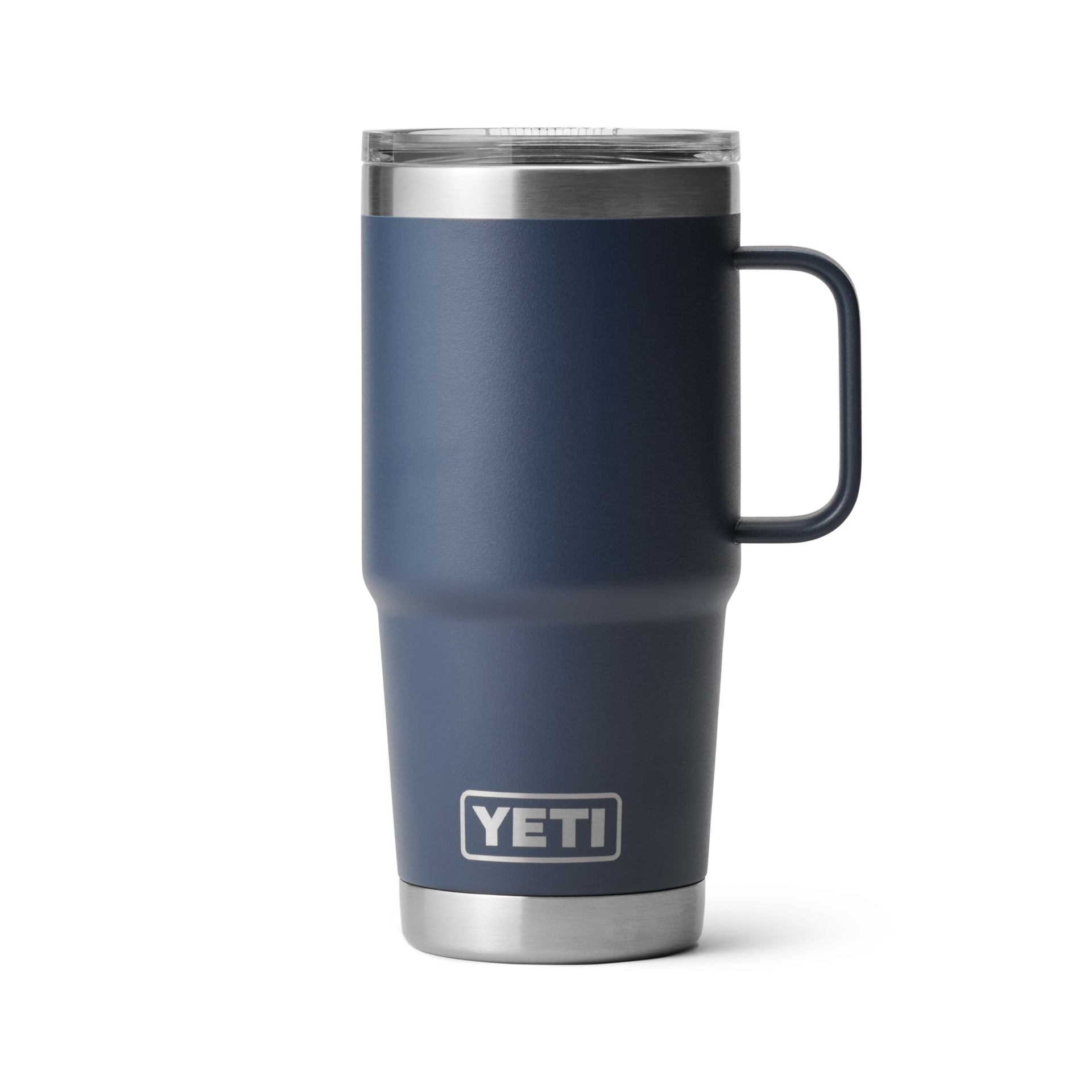 YETI Custom 20 oz Travel Mugs with Stronghold Lid, Navy [Horizontal]