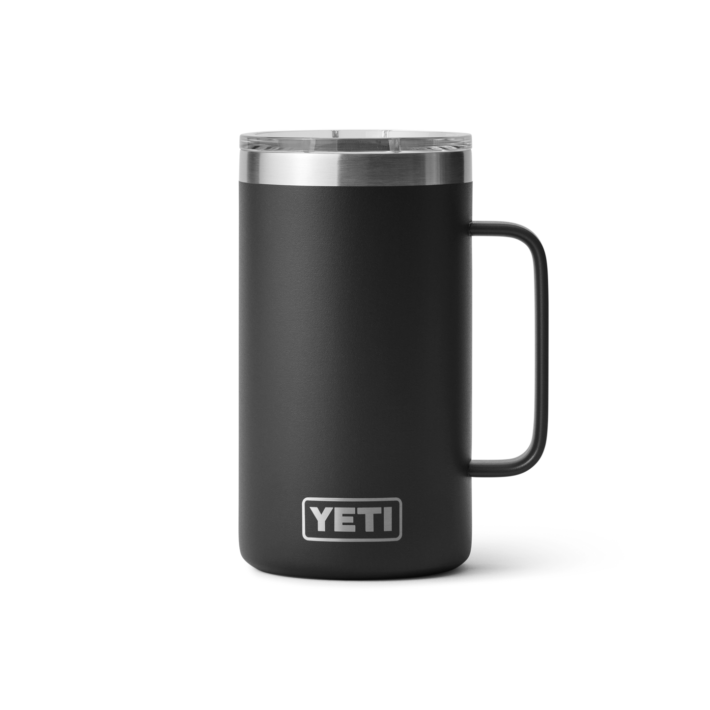 YETI Custom 24 oz Mugs with Magslider Lid, Black [Tilt]