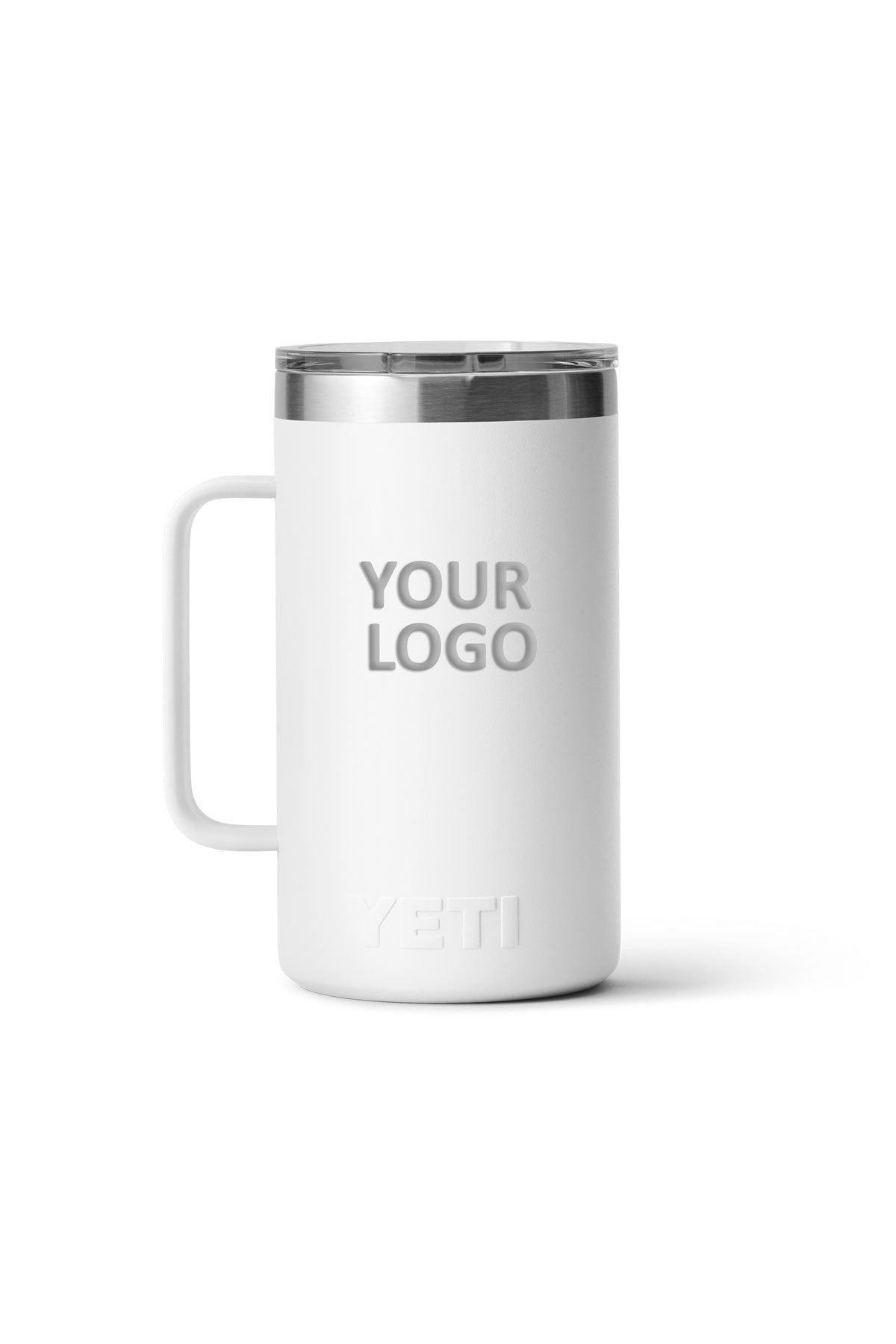 YETI Custom 24 oz Mugs with Magslider Lid, White