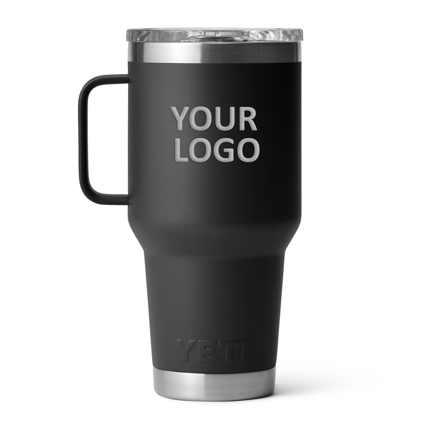 YETI Custom 30 oz Travel Mugs with Stronghold Lid, Black [Harris & Associates]
