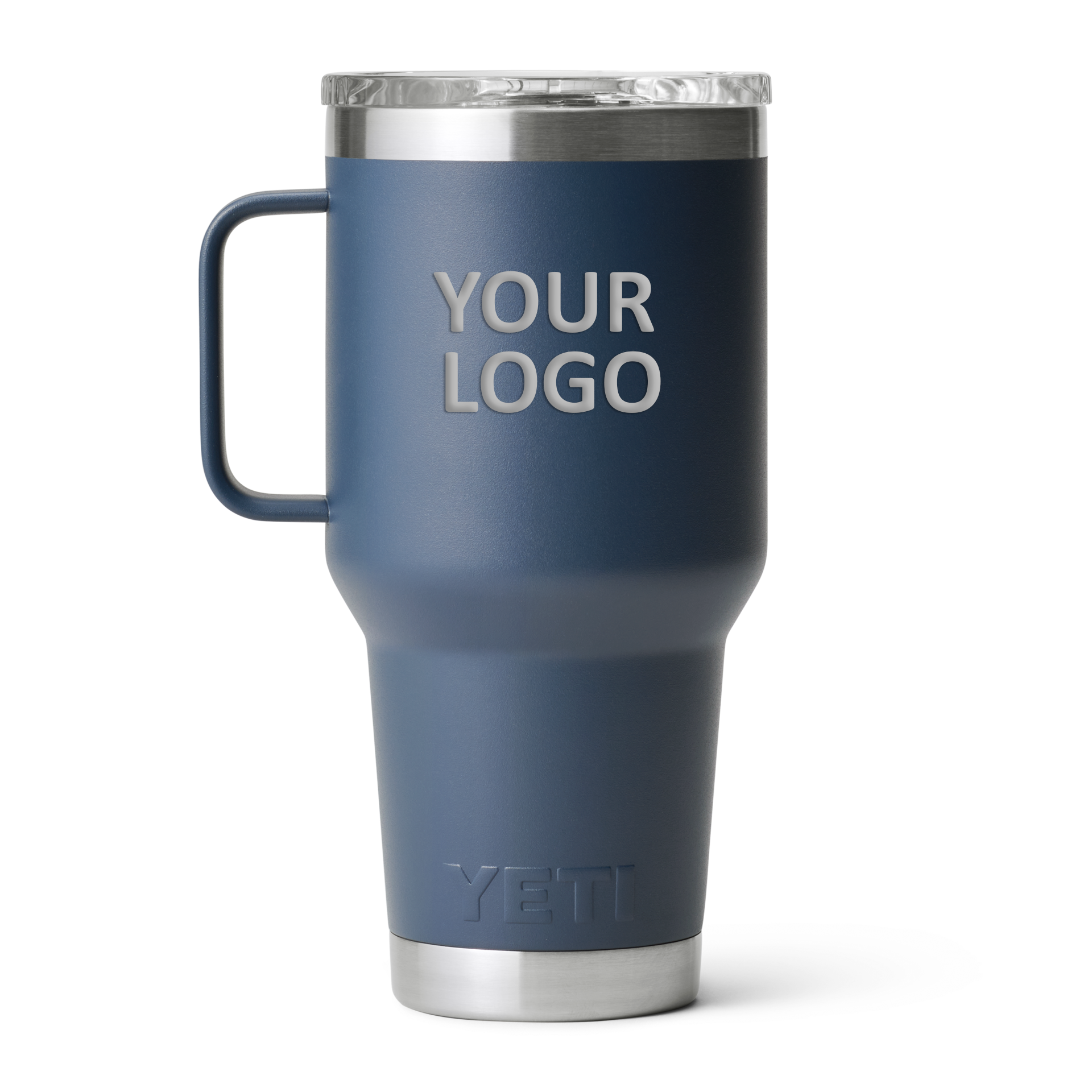 YETI Custom 30 oz Travel Mugs with Stronghold Lid, Navy