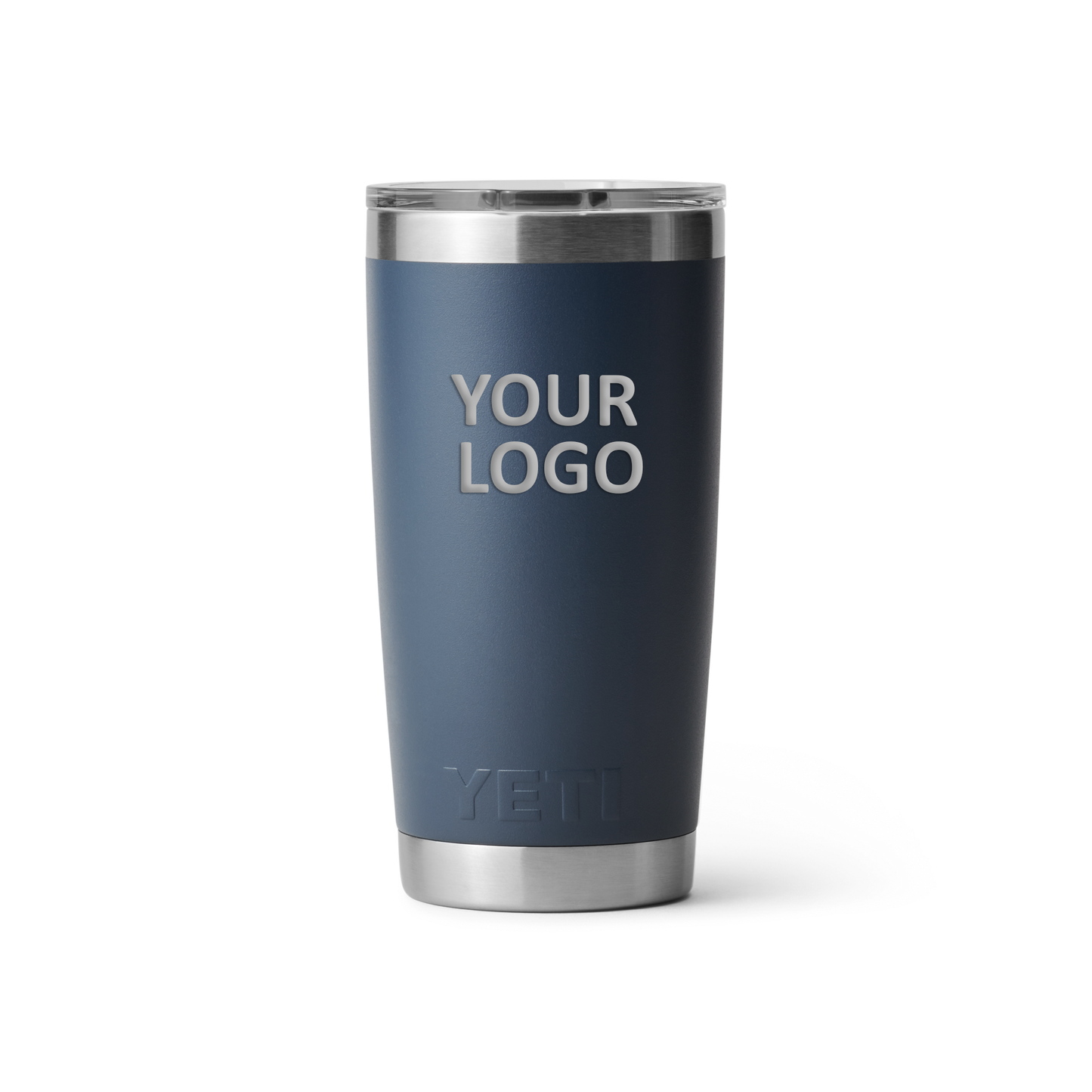 YETI Custom 20 Oz Tumblers with Magslider Lid, Navy [Horizontal]