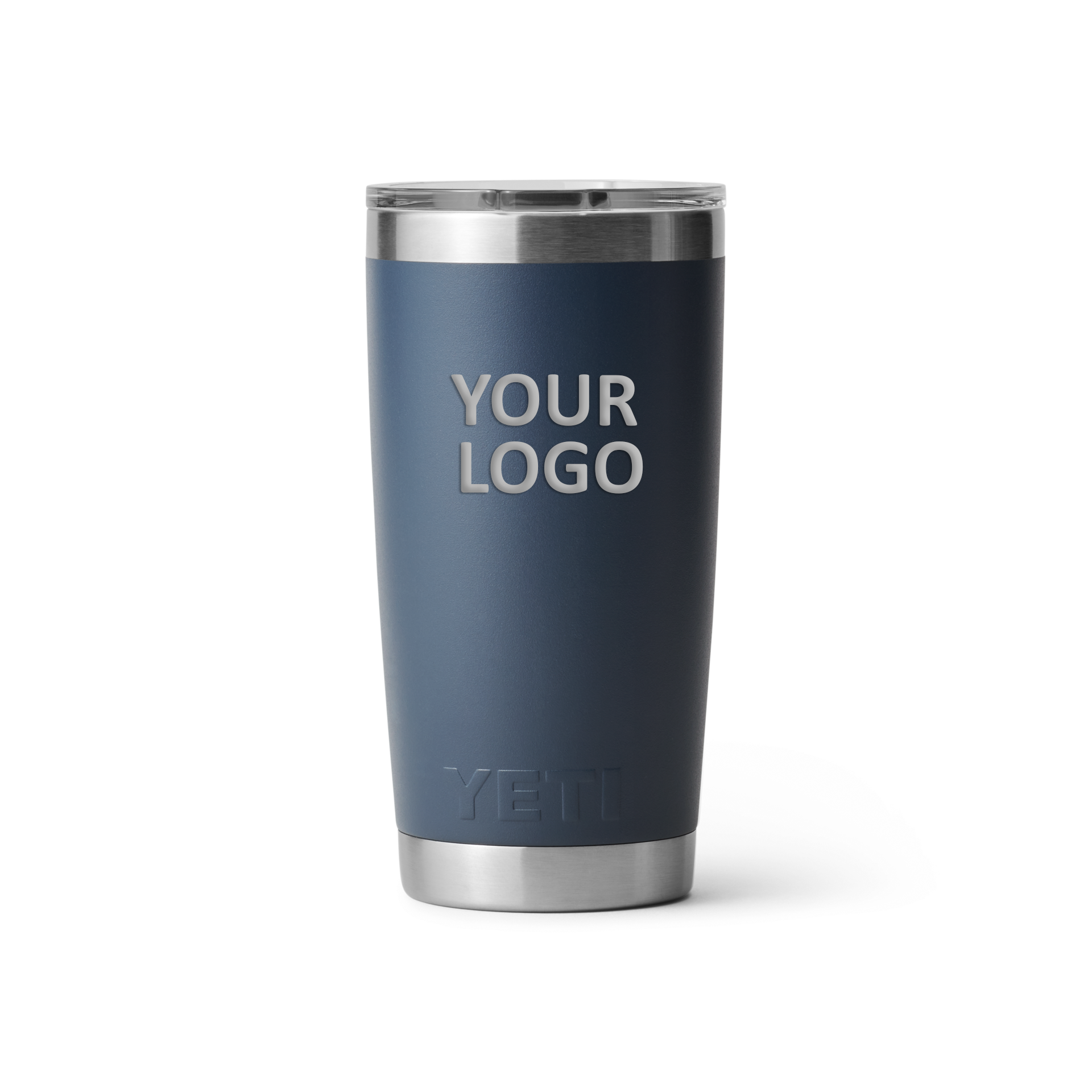 YETI Custom 20 Oz Tumblers with Magslider Lid, Navy [Horizontal]