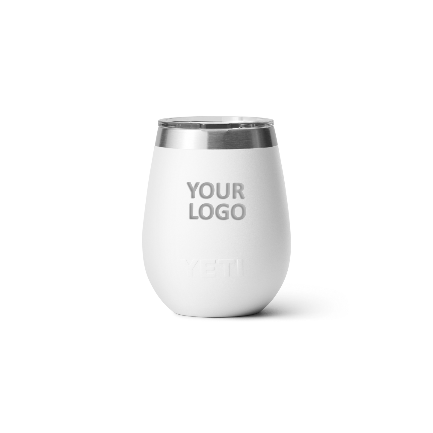YETI Custom 10 oz Wine Tumblers with Magslider Lid, White [Harris & Associates]